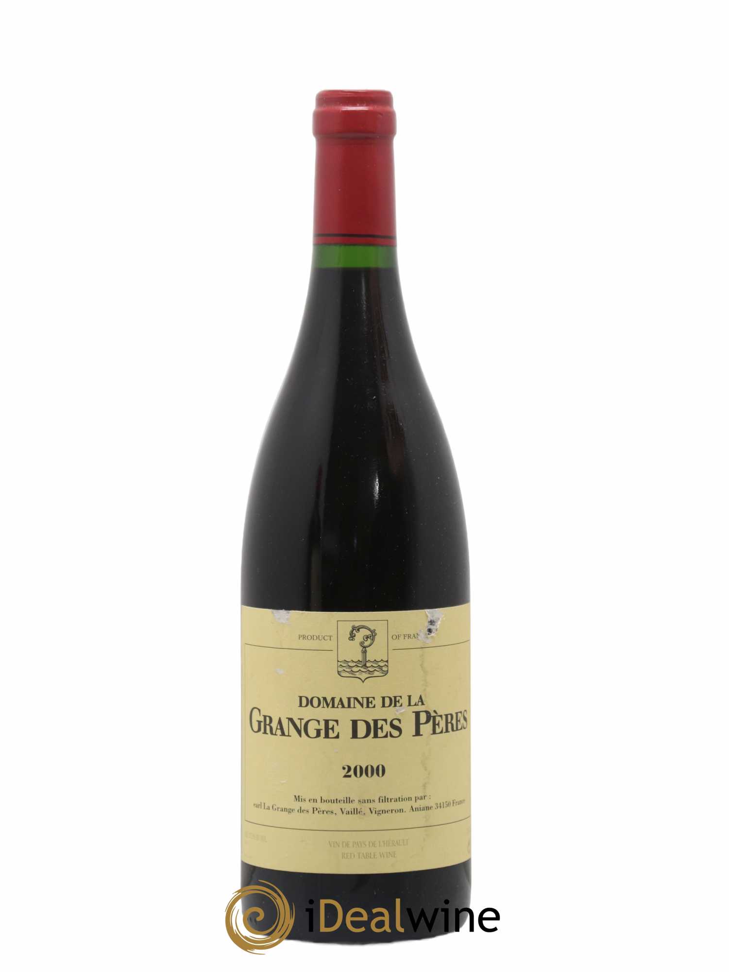 Pays d'Hérault Grange des Pères Laurent Vaillé 2000 - Lot de 1 bouteille - 0