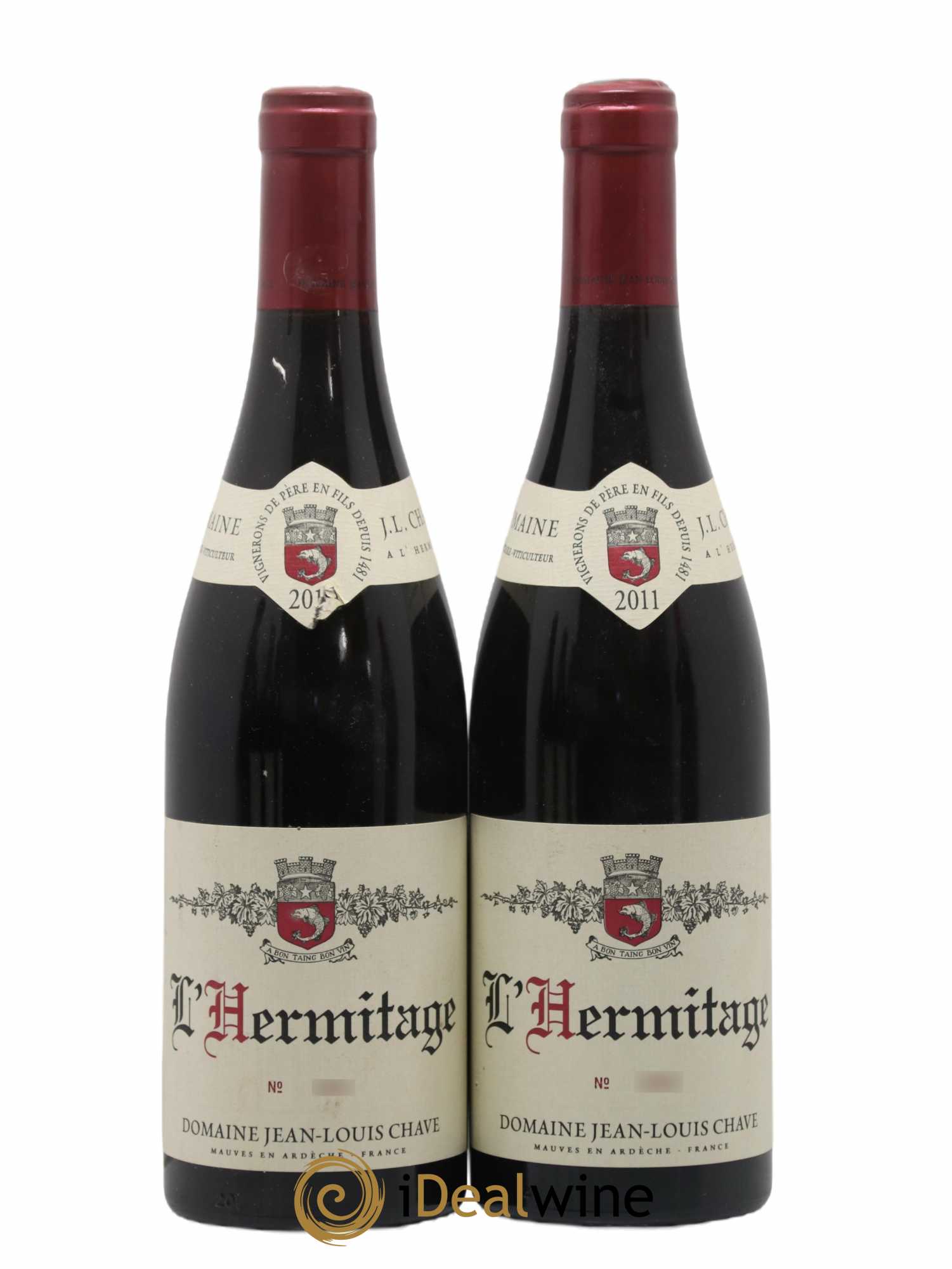 Hermitage Jean-Louis Chave 2011 - Lot de 2 bouteilles - 0