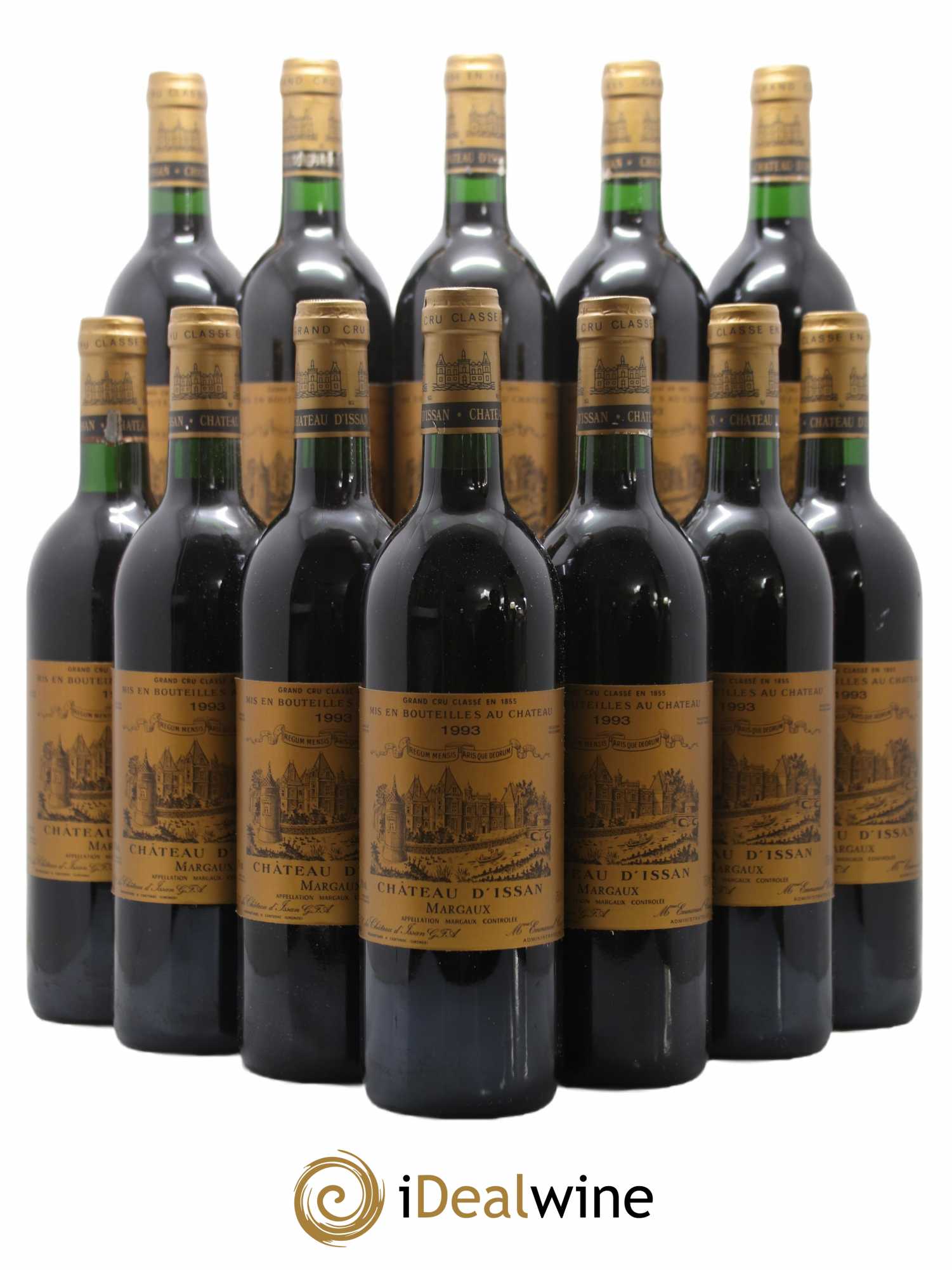 Château d'Issan 3ème Grand Cru Classé 1993 - Lot de 12 bouteilles - 0