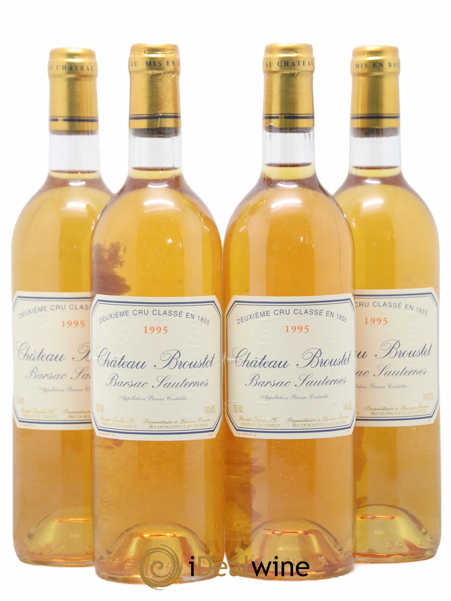 Château Broustet 2ème Grand Cru Classé (senza prezzo di riserva) 1995 - Lotto di 4 bottiglie - 0