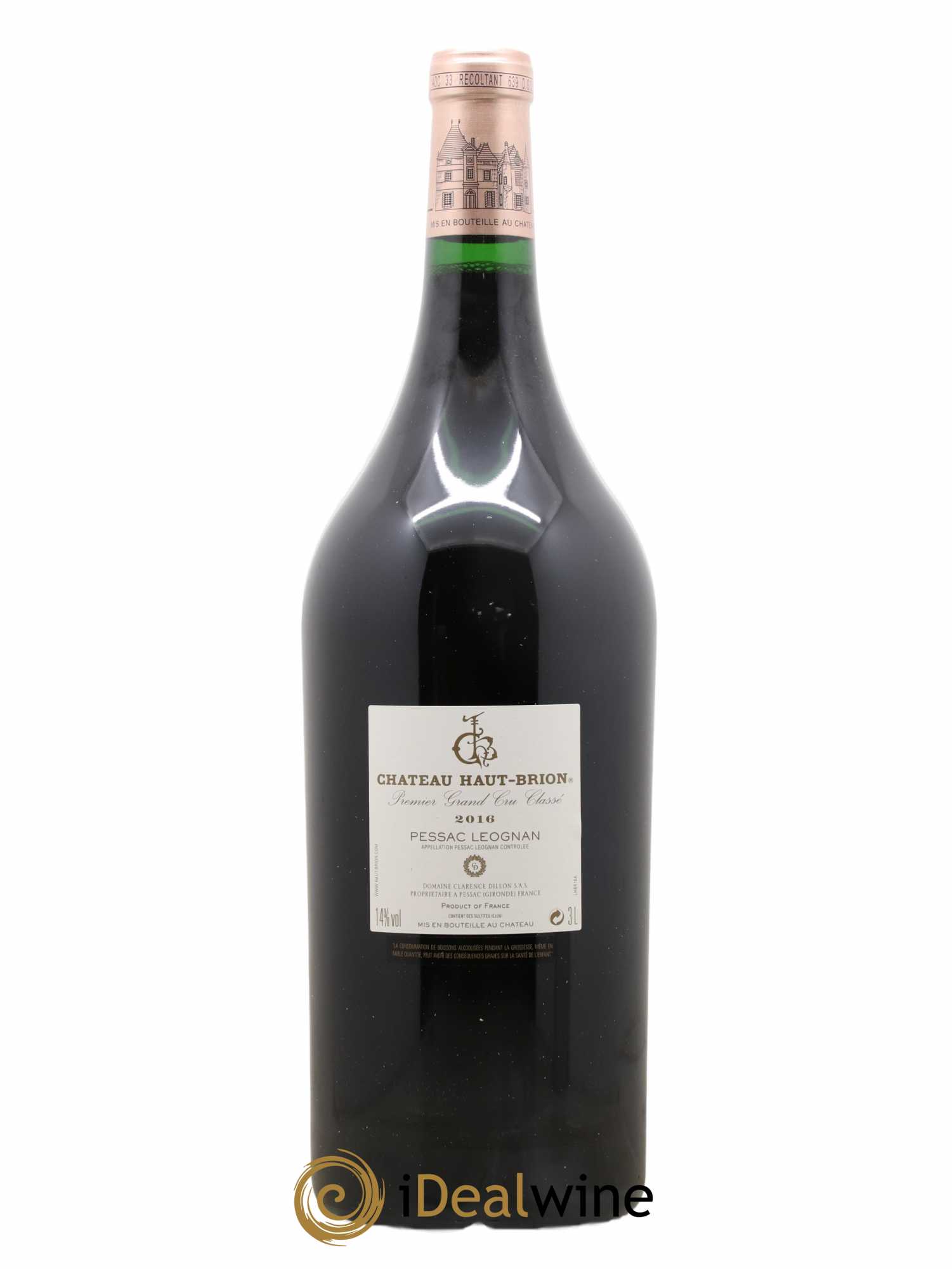 Château Haut Brion 1er Grand Cru Classé 2016 - Lot de 1 double magnum - 1