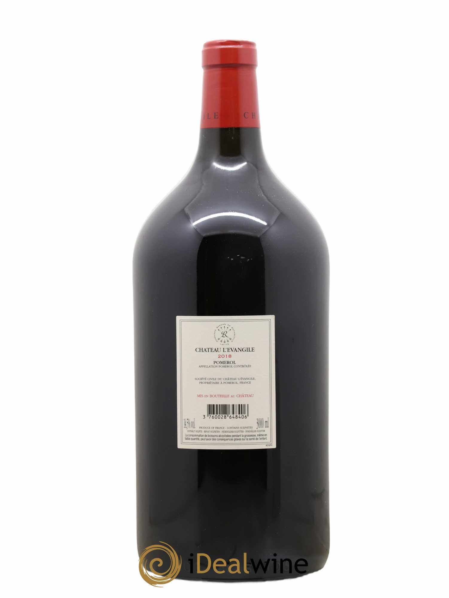 Château l' Évangile 2018 - Lot de 1 double magnum - 1