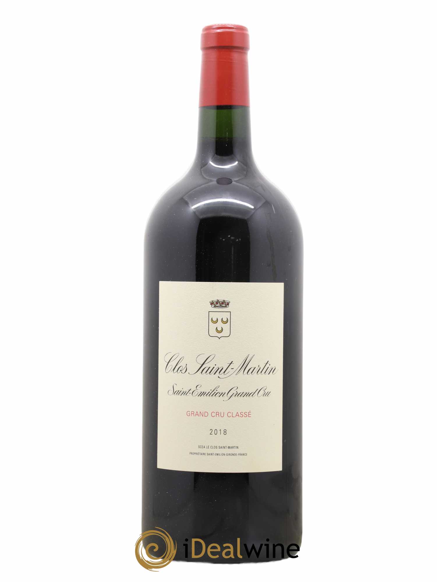Clos Saint Martin Grand Cru Classé 2018 - Lot de 1 double magnum - 0