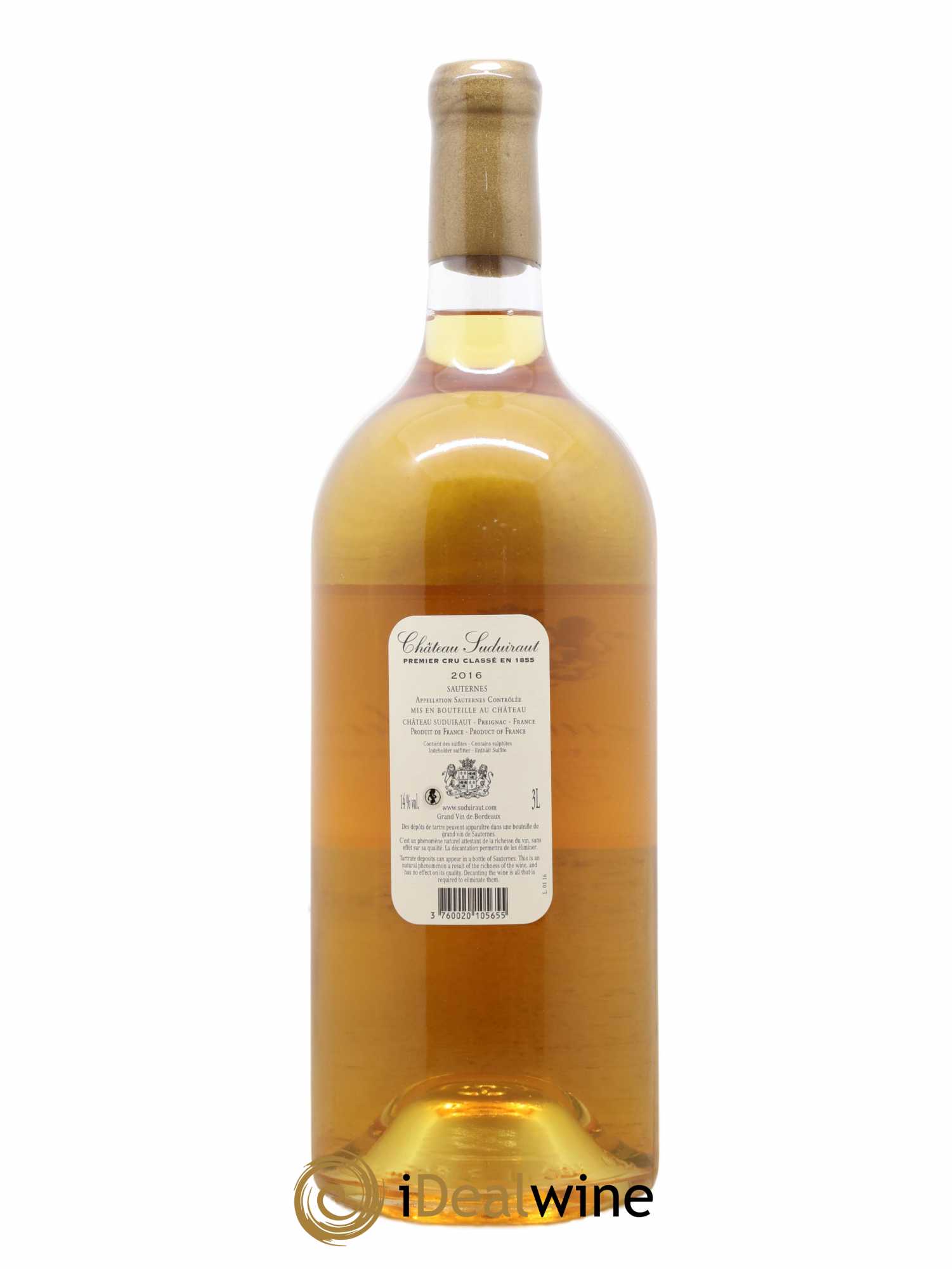Château Suduiraut 1er Grand Cru Classé 2016 - Lotto di 1 jéroboam - 1