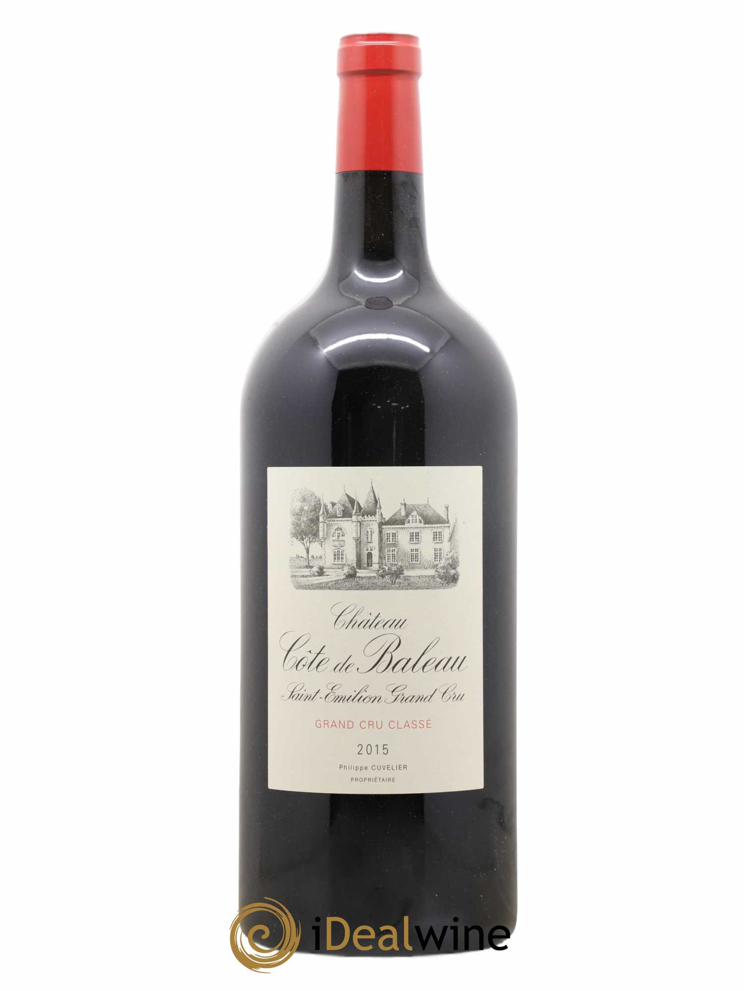 Château Côte de Baleau Grand Cru Classé 2015 - Lot de 1 double magnum - 0
