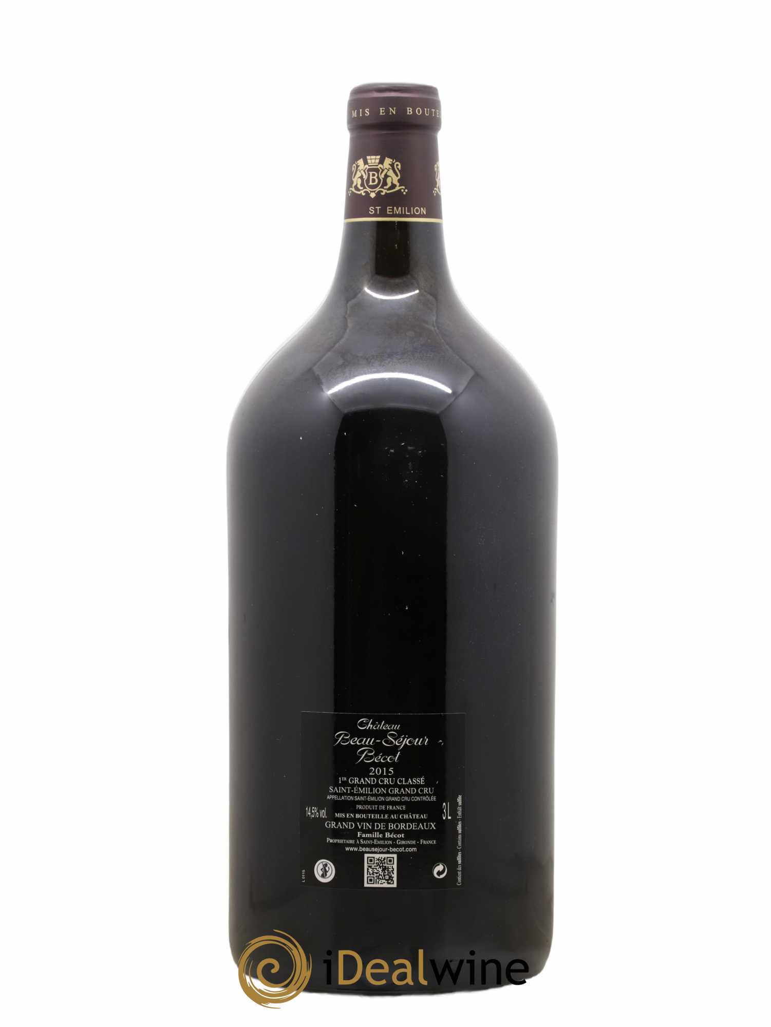 Château Beau-Séjour Bécot 1er Grand Cru Classé B 2015 - Lot de 1 double magnum - 1