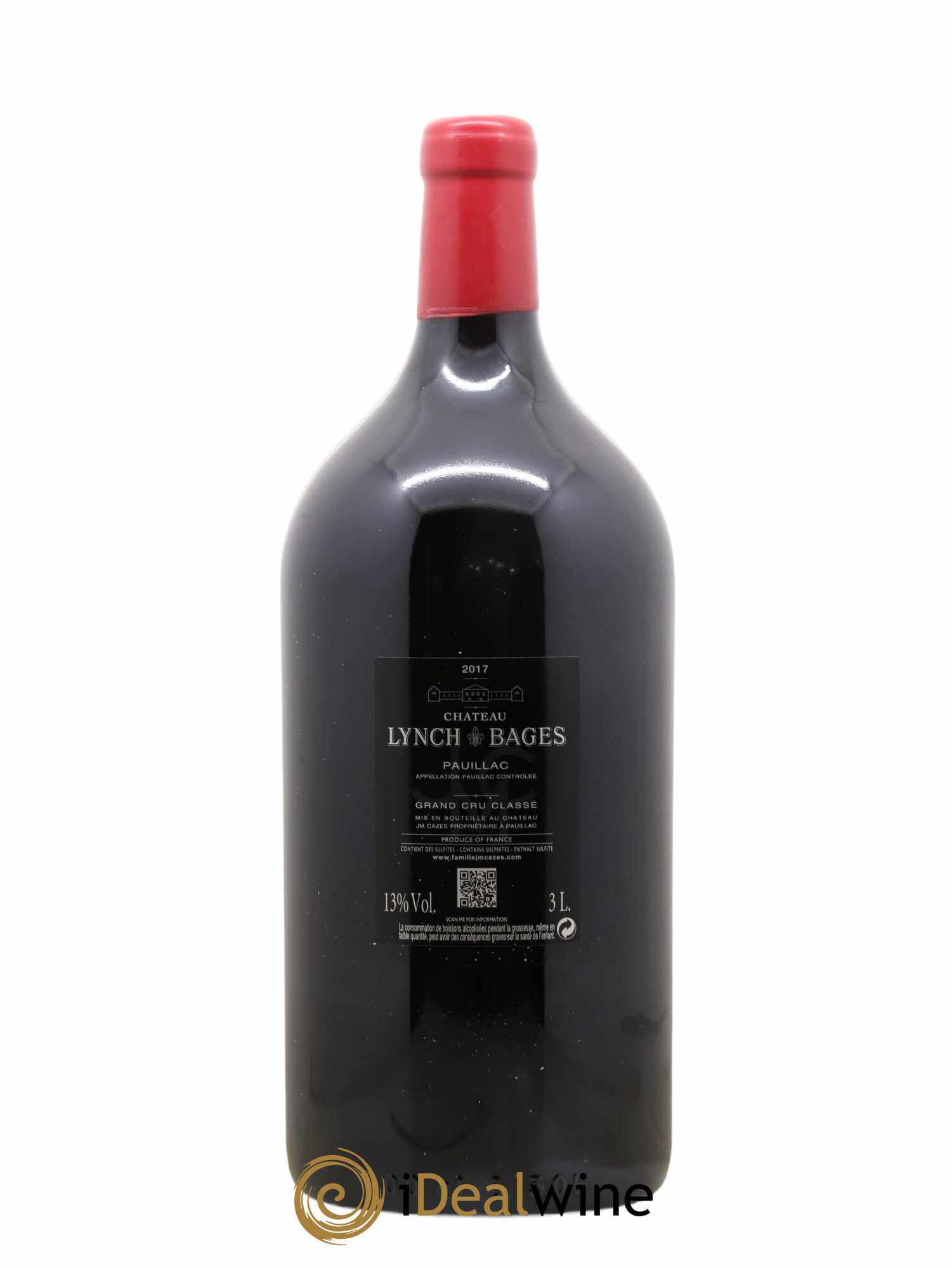 Château Lynch Bages 5ème Grand Cru Classé 2017 - Posten von 1 Doppel-Magnum - 1