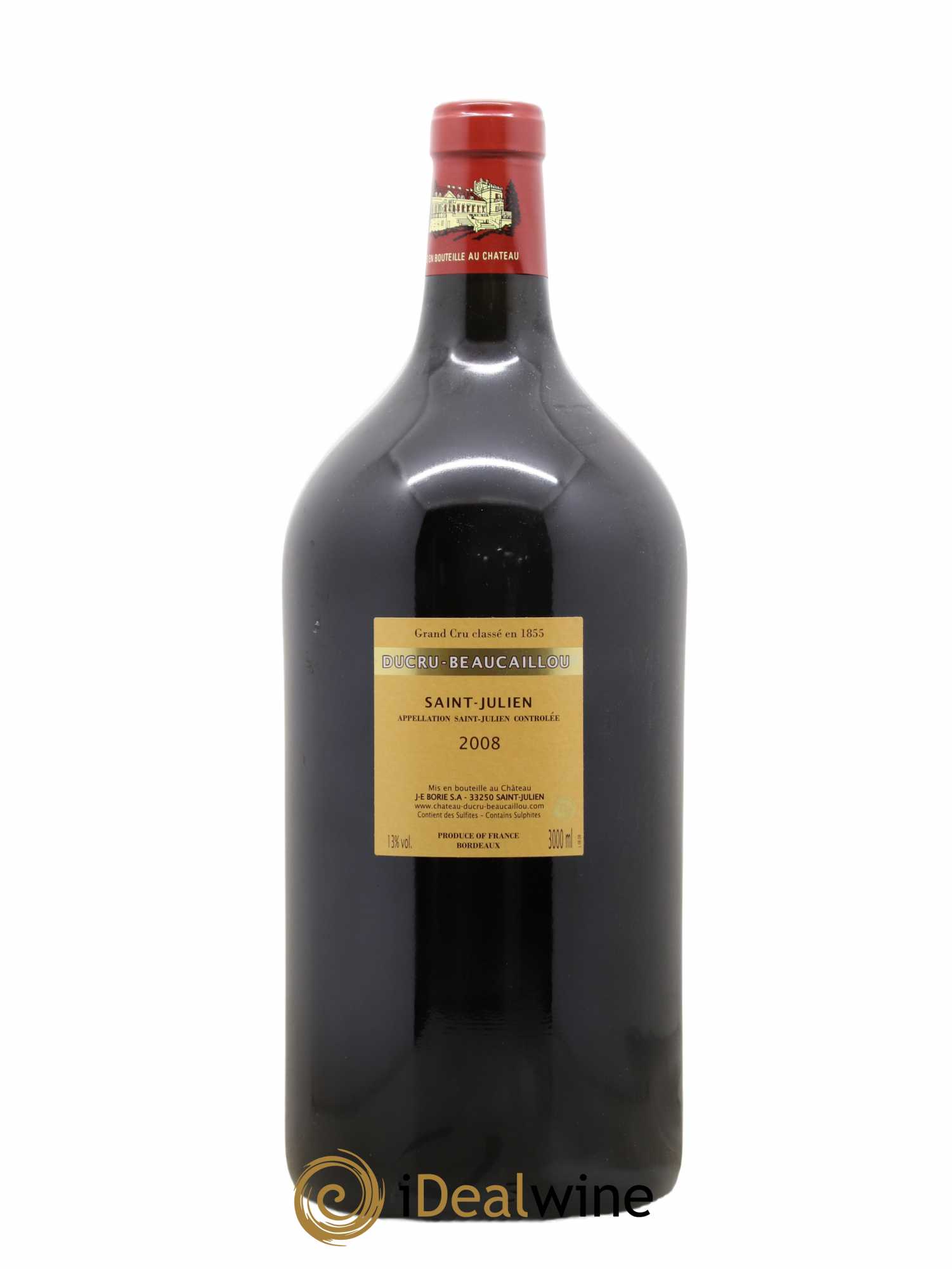 Château Ducru Beaucaillou 2ème Grand Cru Classé 2008 - Posten von 1 Doppel-Magnum - 1