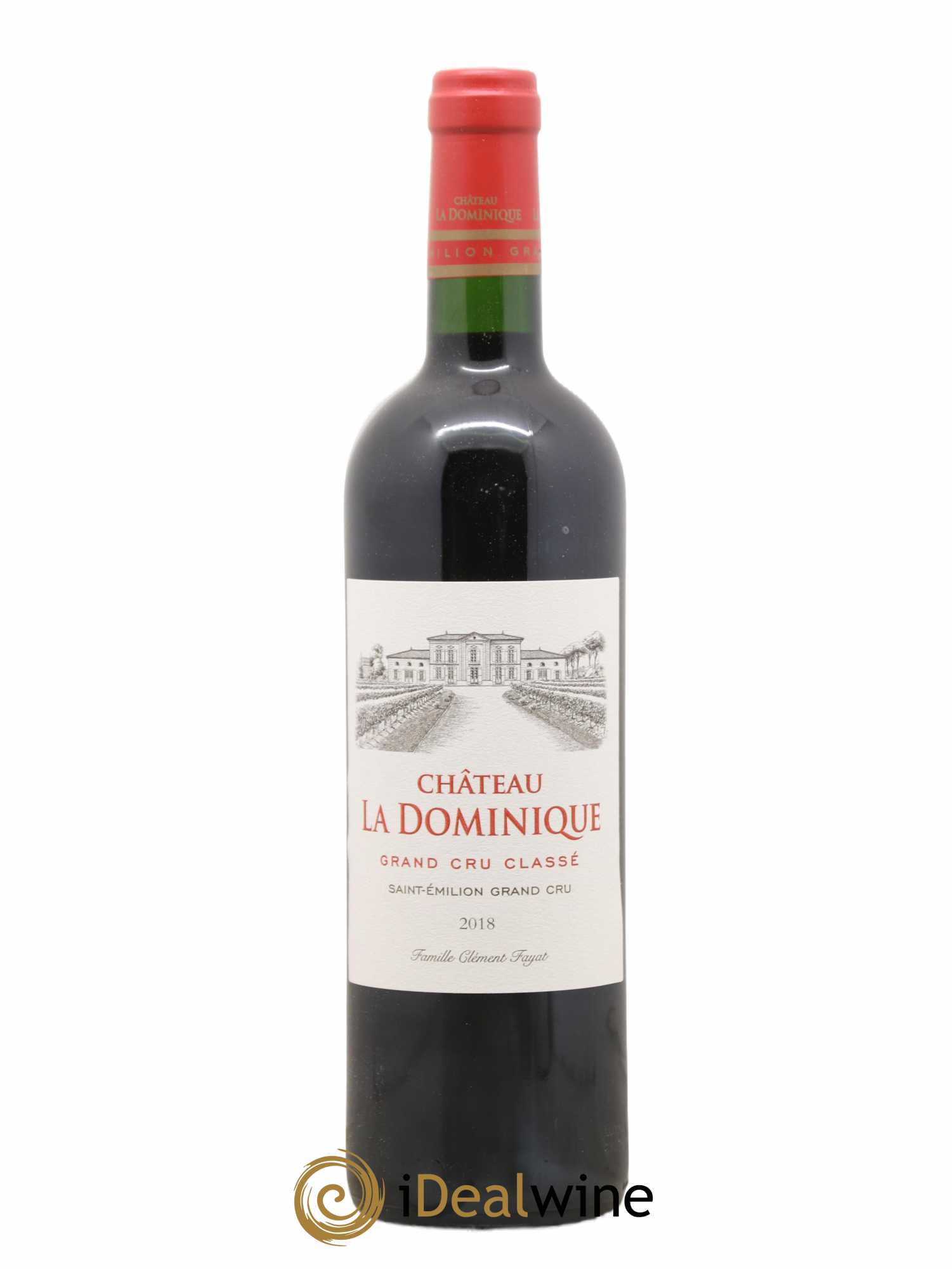 Château la Dominique Grand Cru Classé 2018 - Lot de 1 bouteille - 0
