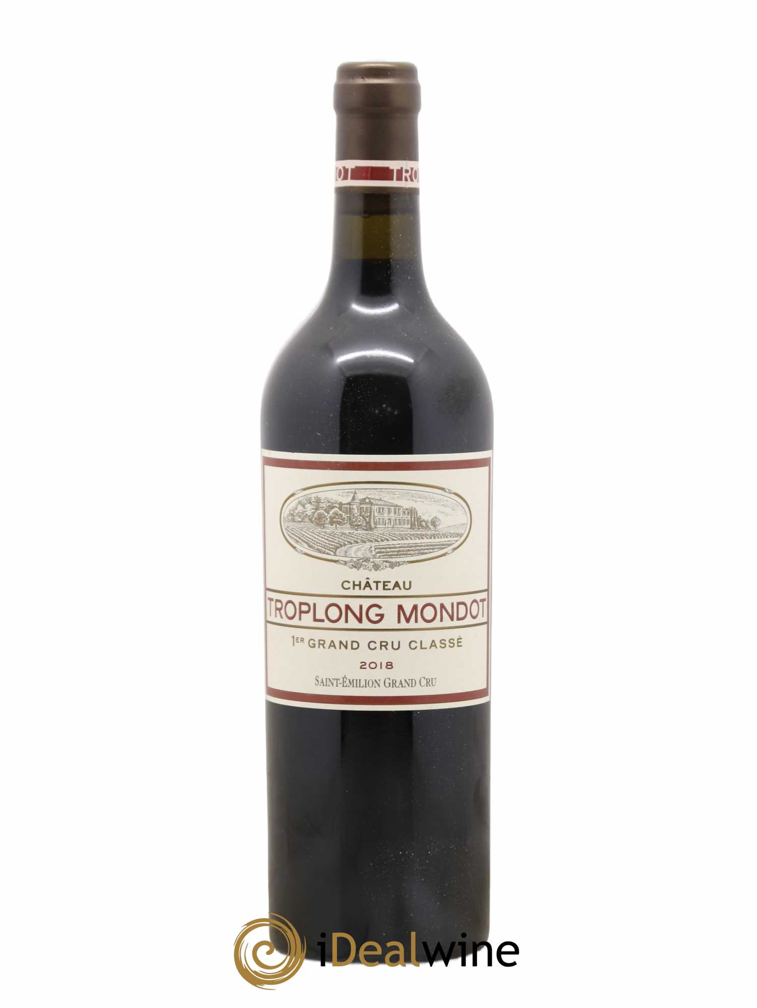 Château Troplong Mondot 1er Grand Cru Classé B 2018 - Lot de 1 bouteille - 0