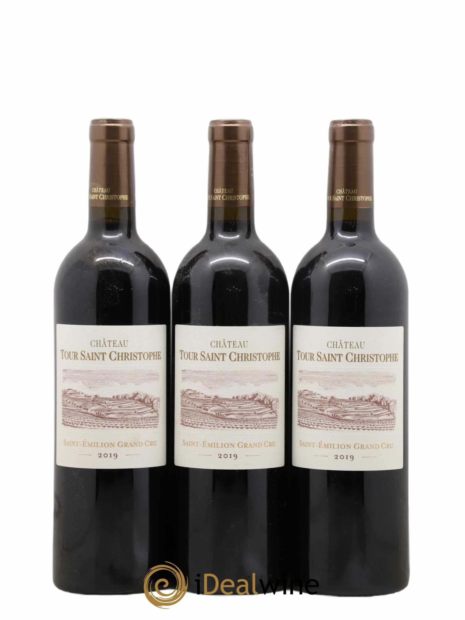 Saint-Émilion Grand Cru Tour Saint Christophe 2019 - Lot de 6 bouteilles - 2