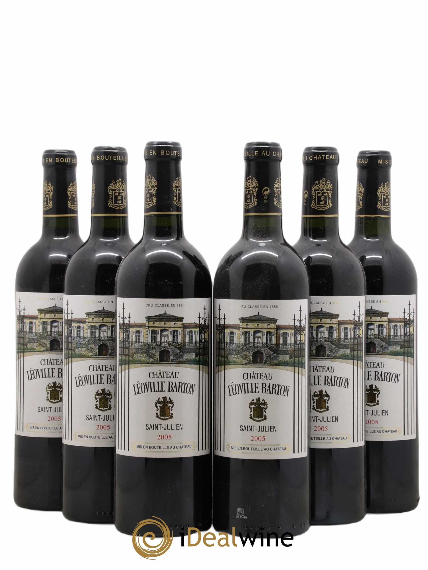 Château Léoville Barton 2ème Grand Cru Classé 2005 - Lot de 6 bouteilles - 0