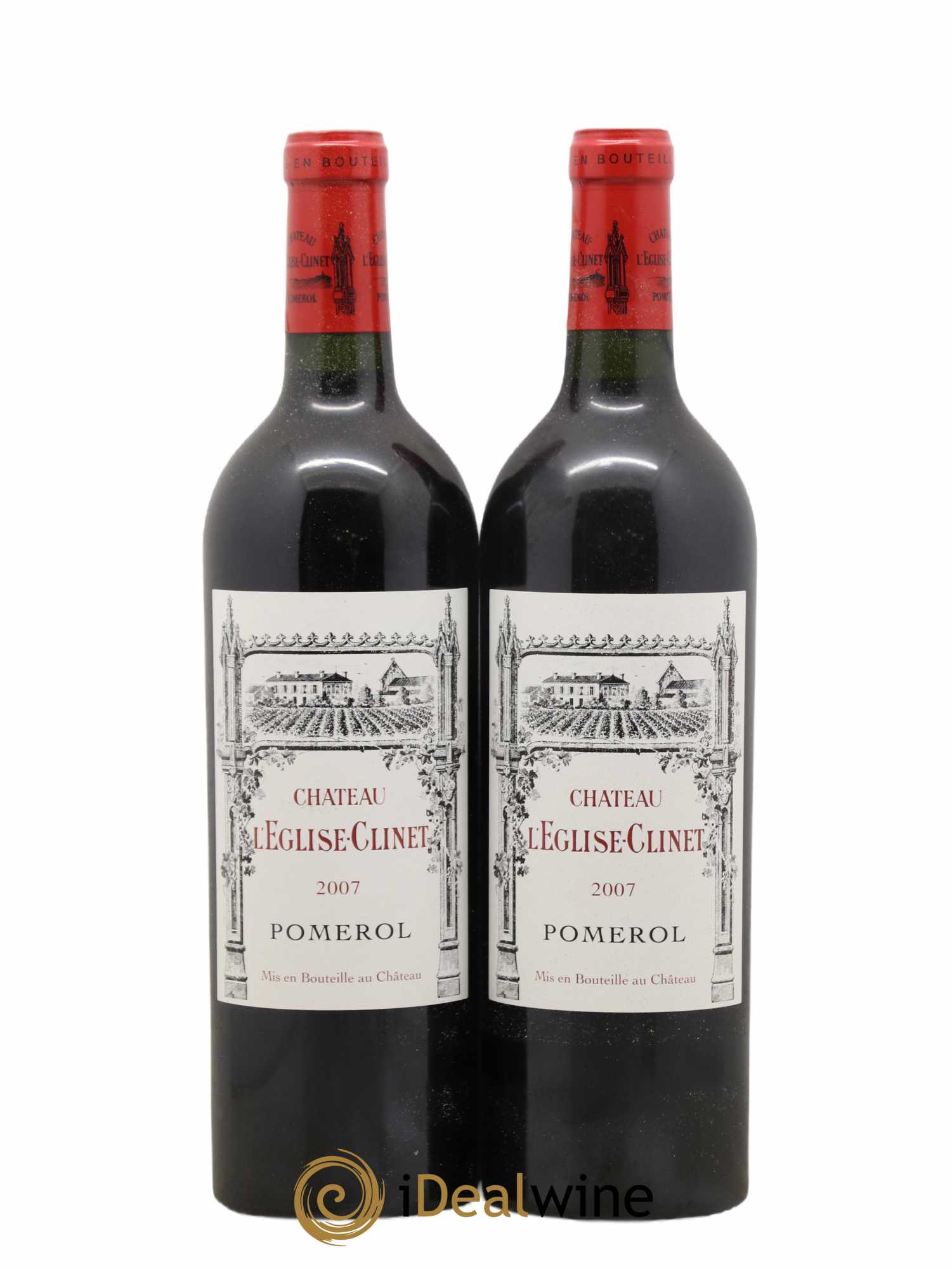 Château l' Église Clinet 2007 - Lot de 2 bouteilles - 0