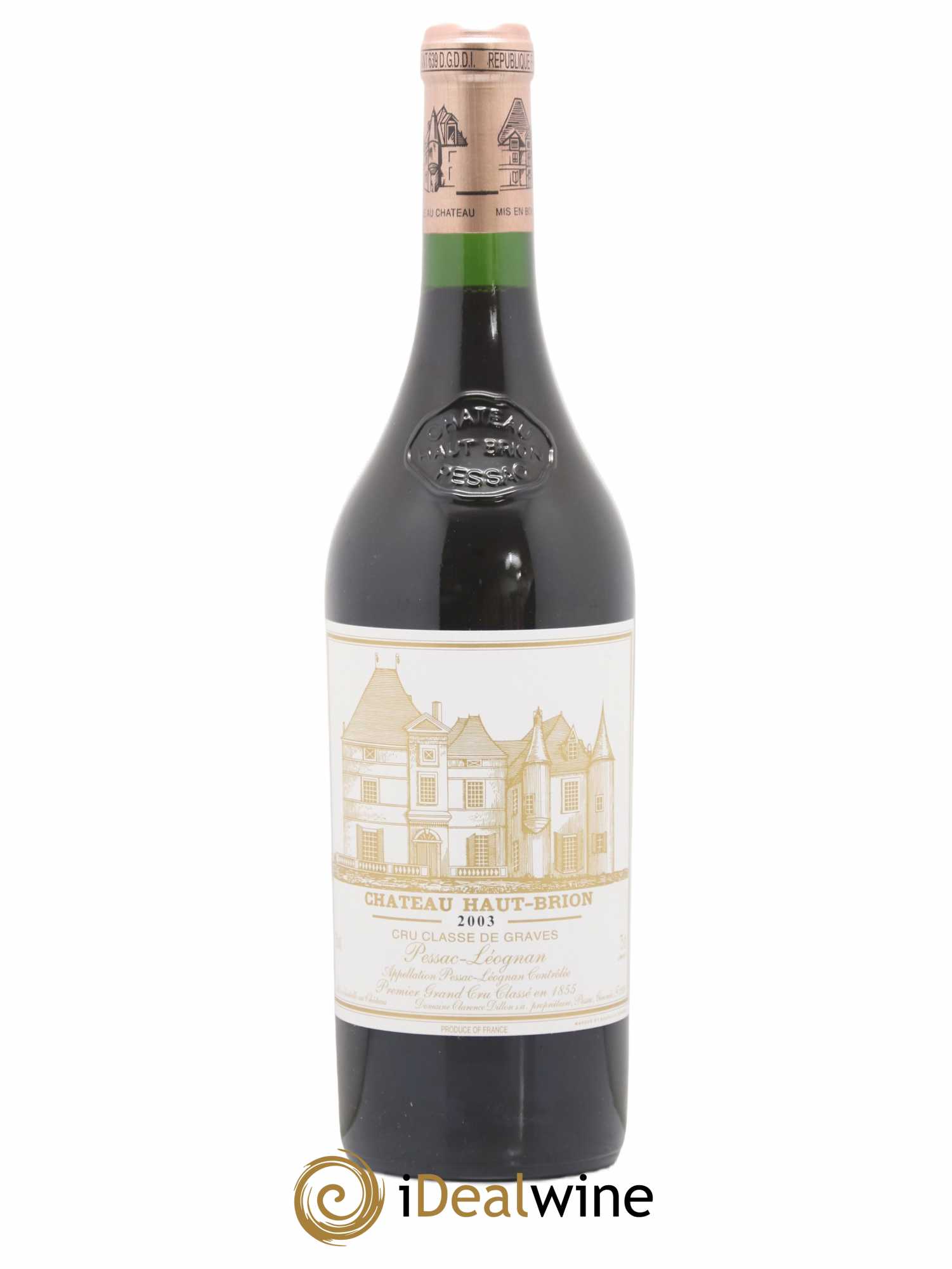 Château Haut Brion 1er Grand Cru Classé 2003 - Lot de 1 bouteille - 1