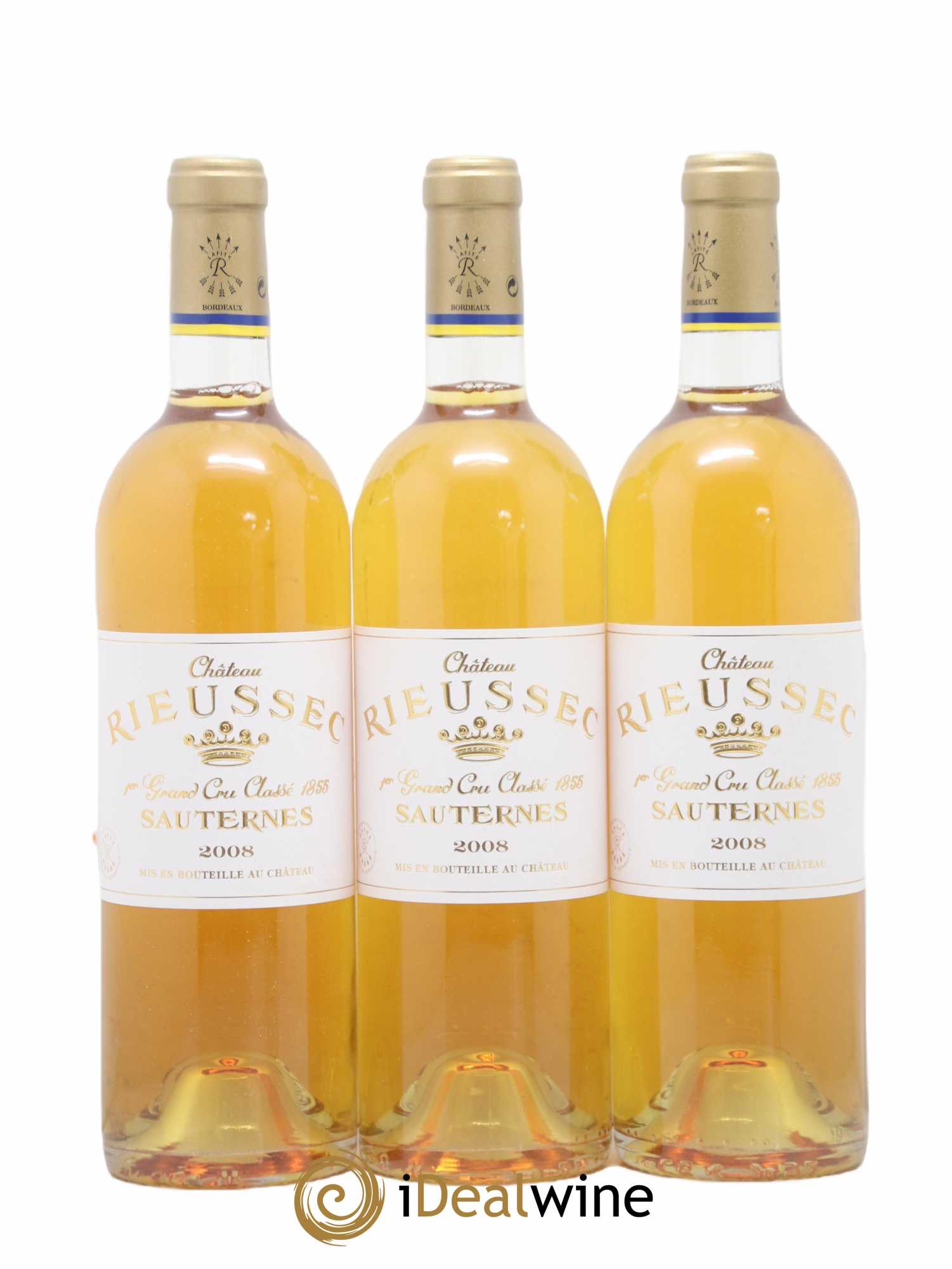 Château Rieussec 1er Grand Cru Classé 2008 - Lotto di 3 bottiglie - 0