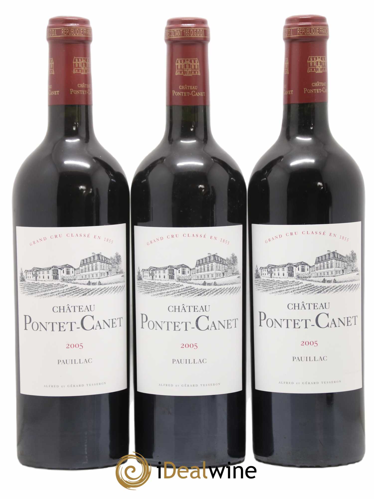 Château Pontet Canet 5ème Grand Cru Classé 2005 - Lot de 6 bouteilles - 3
