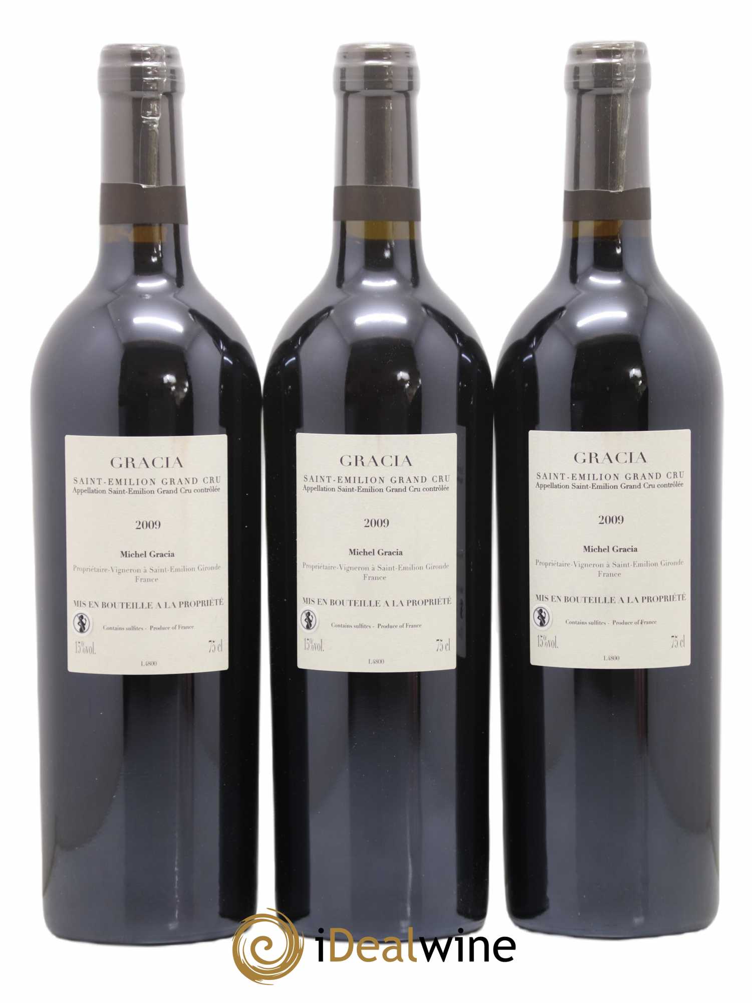 Château Gracia 2009 - Lot de 6 bouteilles - 2