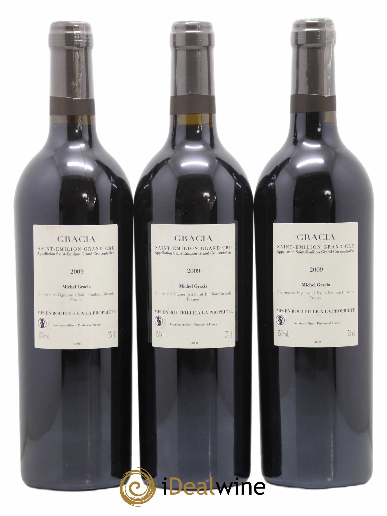 Château Gracia 2009 - Lot de 6 bouteilles - 4