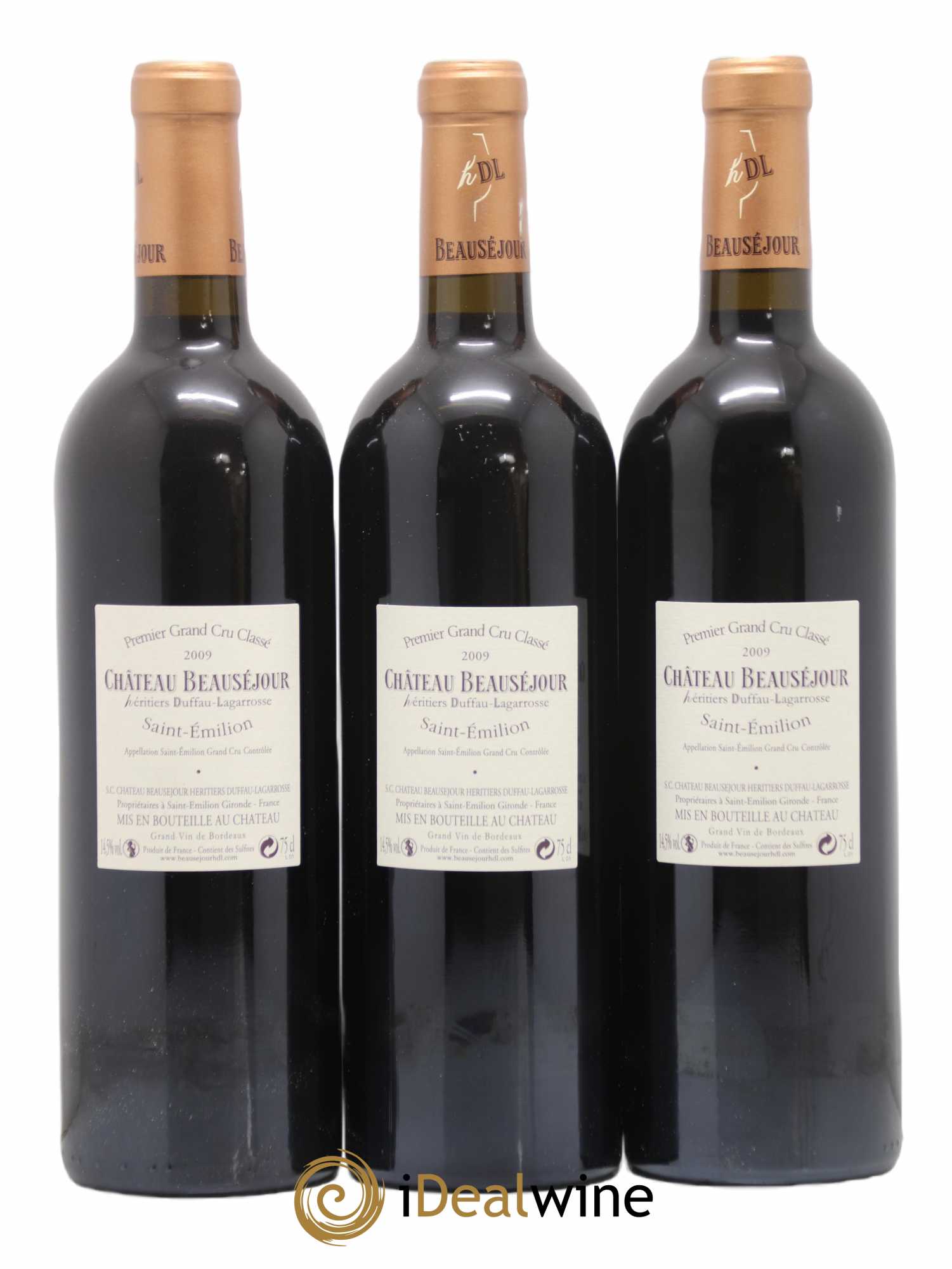 Château Beauséjour (Duffau-Lagarrosse) 1er Grand Cru Classé B 2009 - Lot de 6 bouteilles - 2