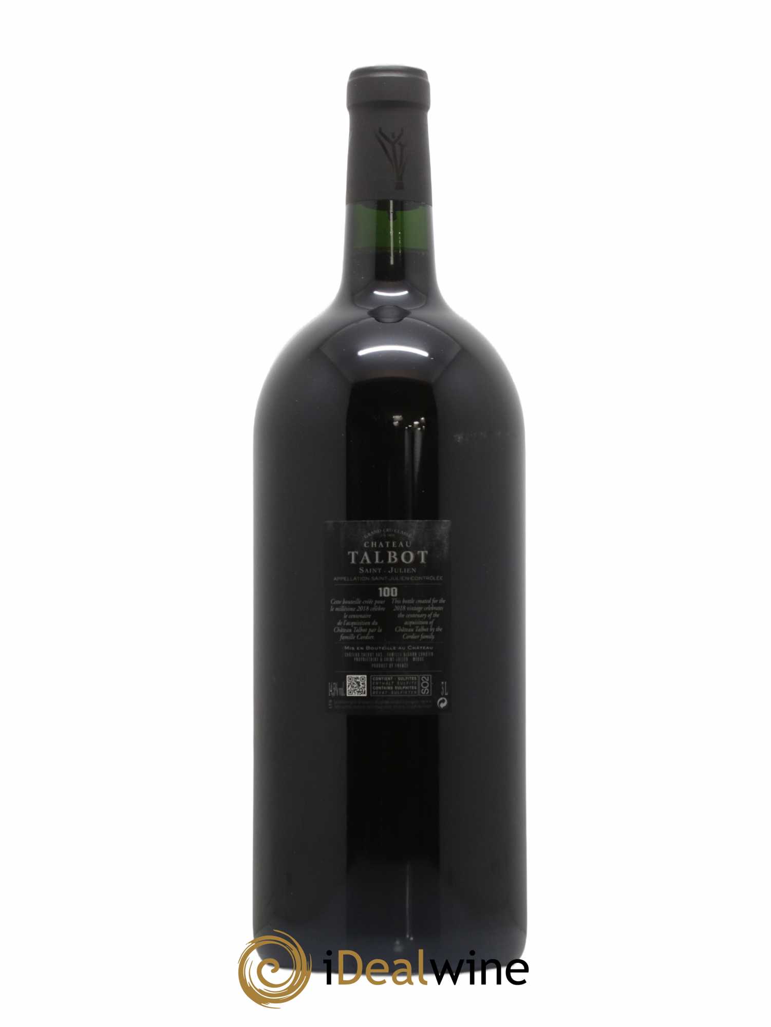 Château Talbot 4ème Grand Cru Classé 2018 - Lot de 1 double magnum - 1