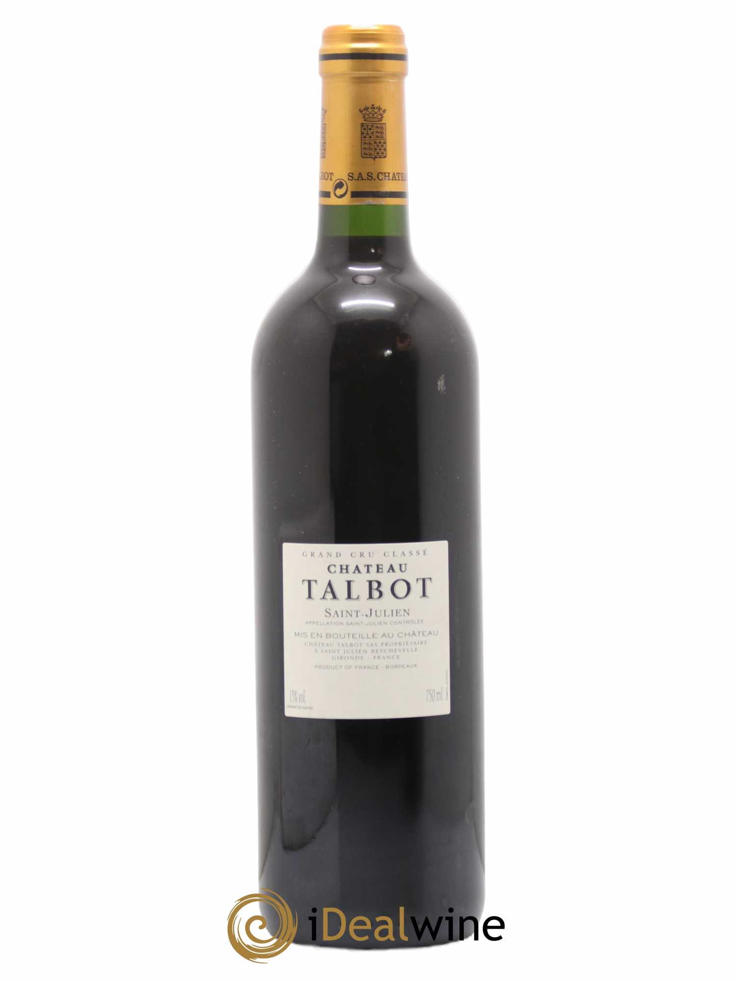 Château Talbot 4ème Grand Cru Classé 2005 - Lot de 1 bouteille - 1