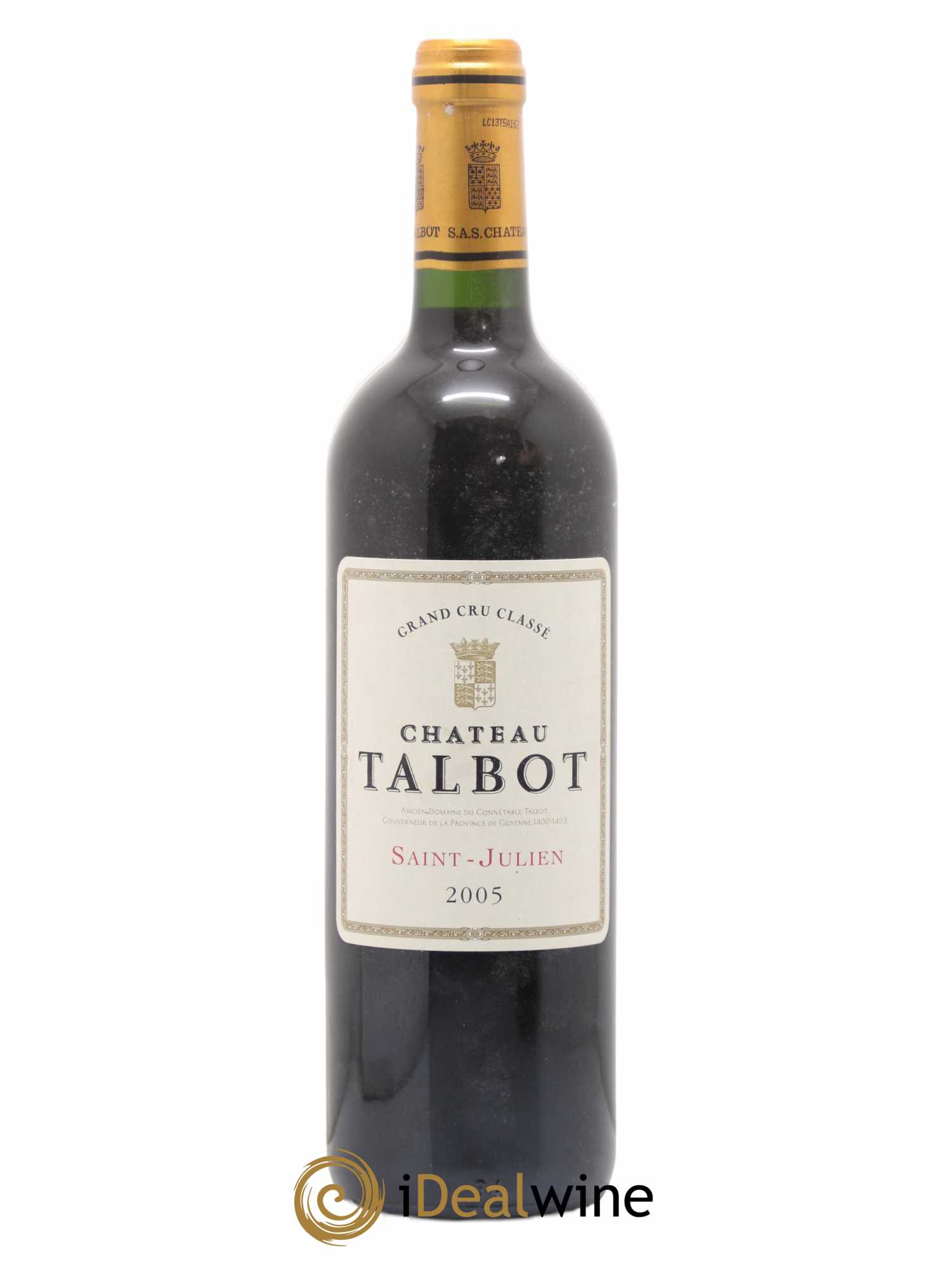 Château Talbot 4ème Grand Cru Classé 2005 - Lot de 1 bouteille - 0