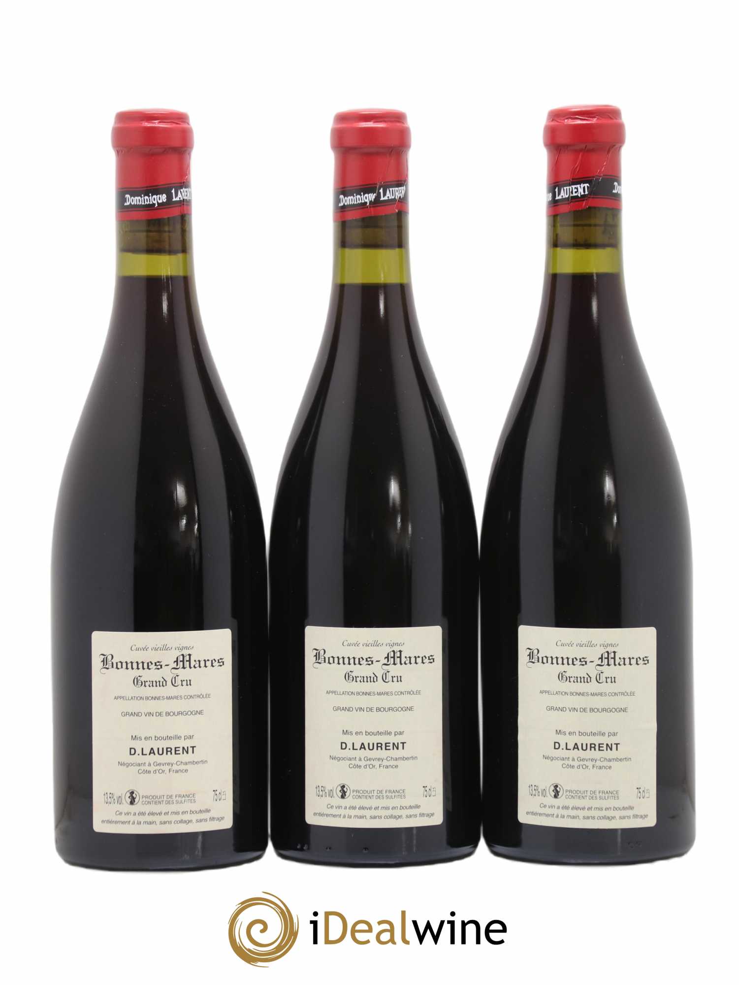 Bonnes-Mares Grand Cru Dominique Laurent 2016 - Lot de 3 bouteilles - 1