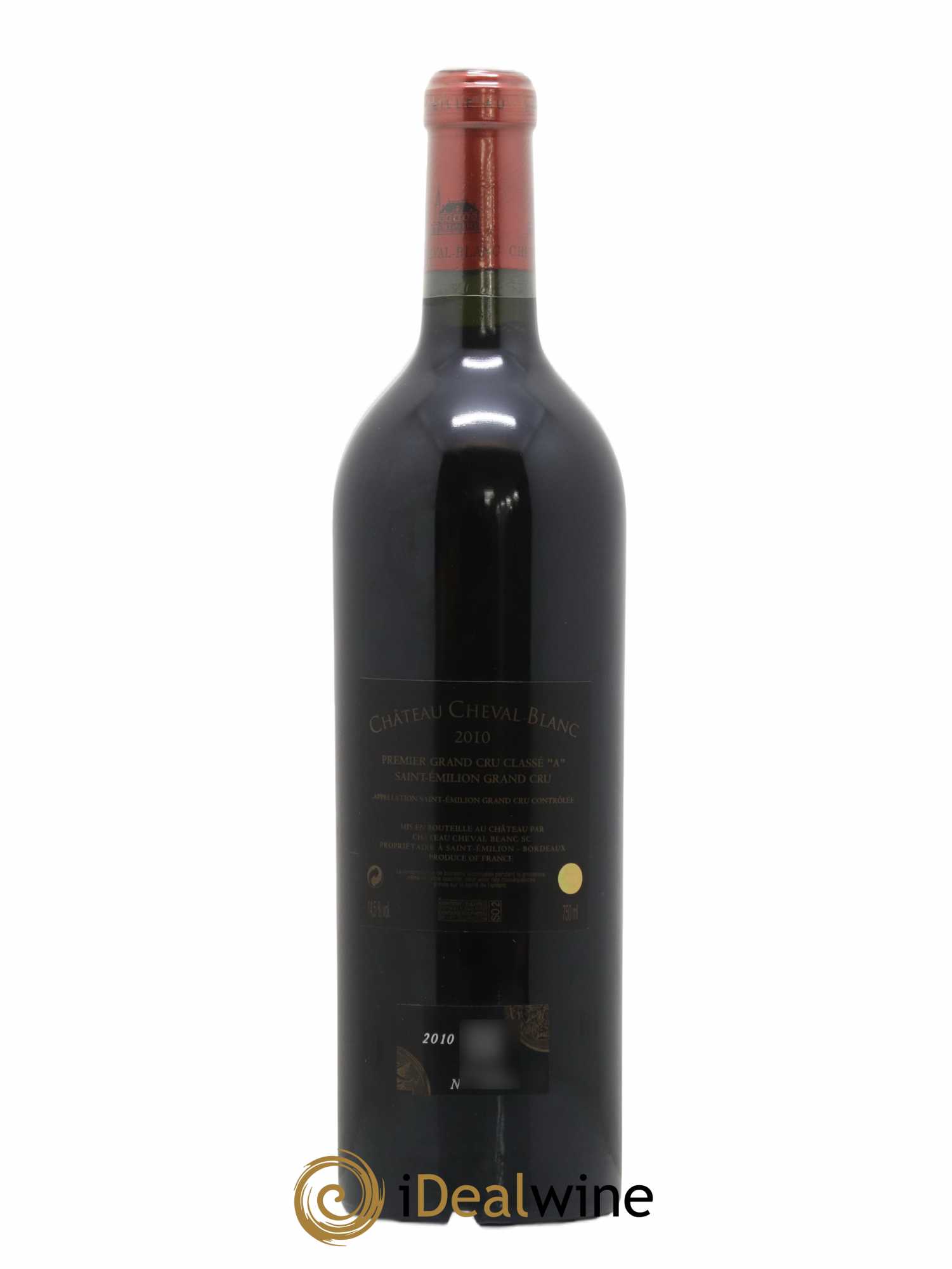 Château Cheval Blanc 1er Grand Cru Classé A 2010 - Lot de 1 bouteille - 1
