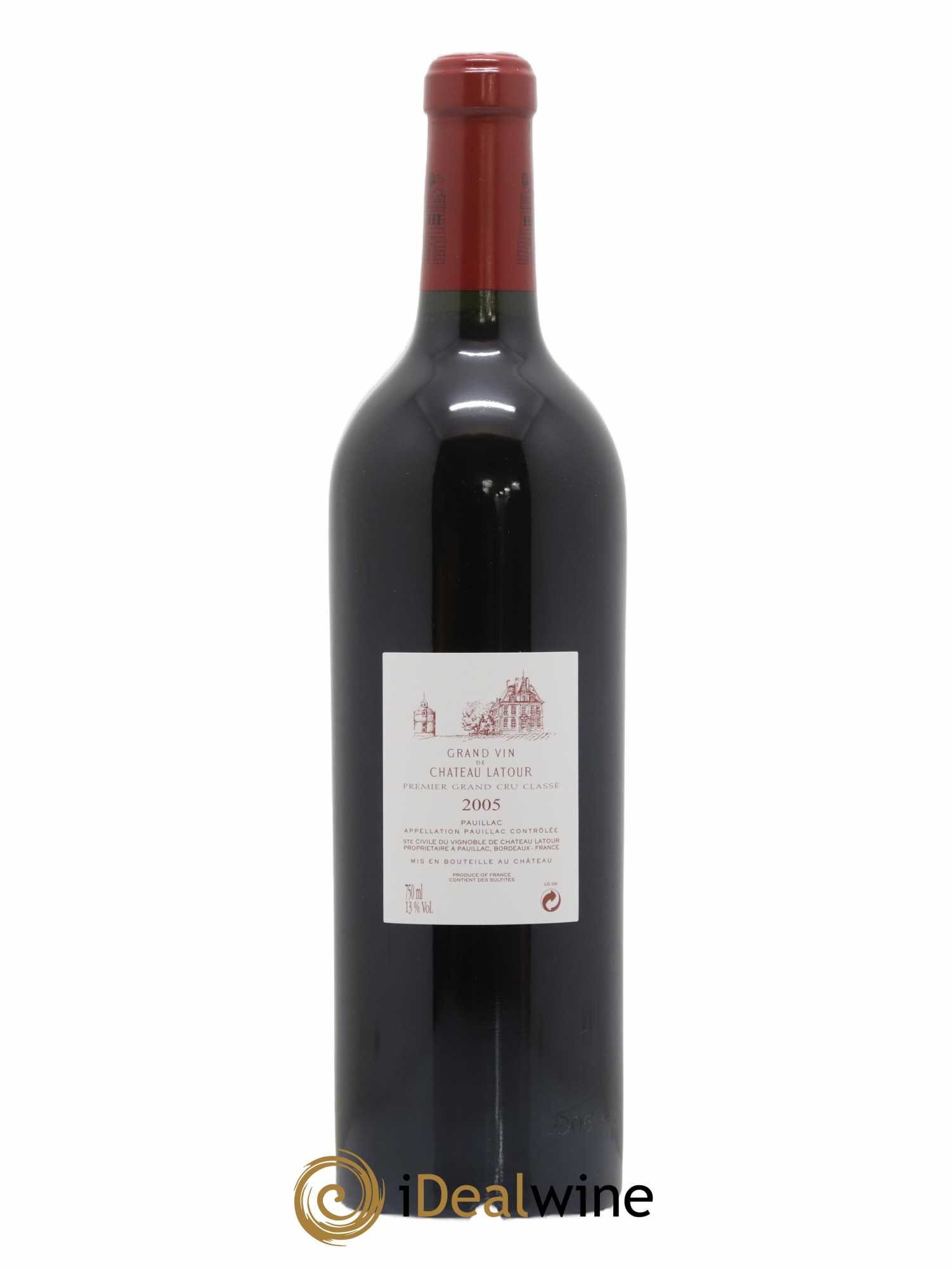 Château Latour 1er Grand Cru Classé 2005 - Lot de 1 bouteille - 1