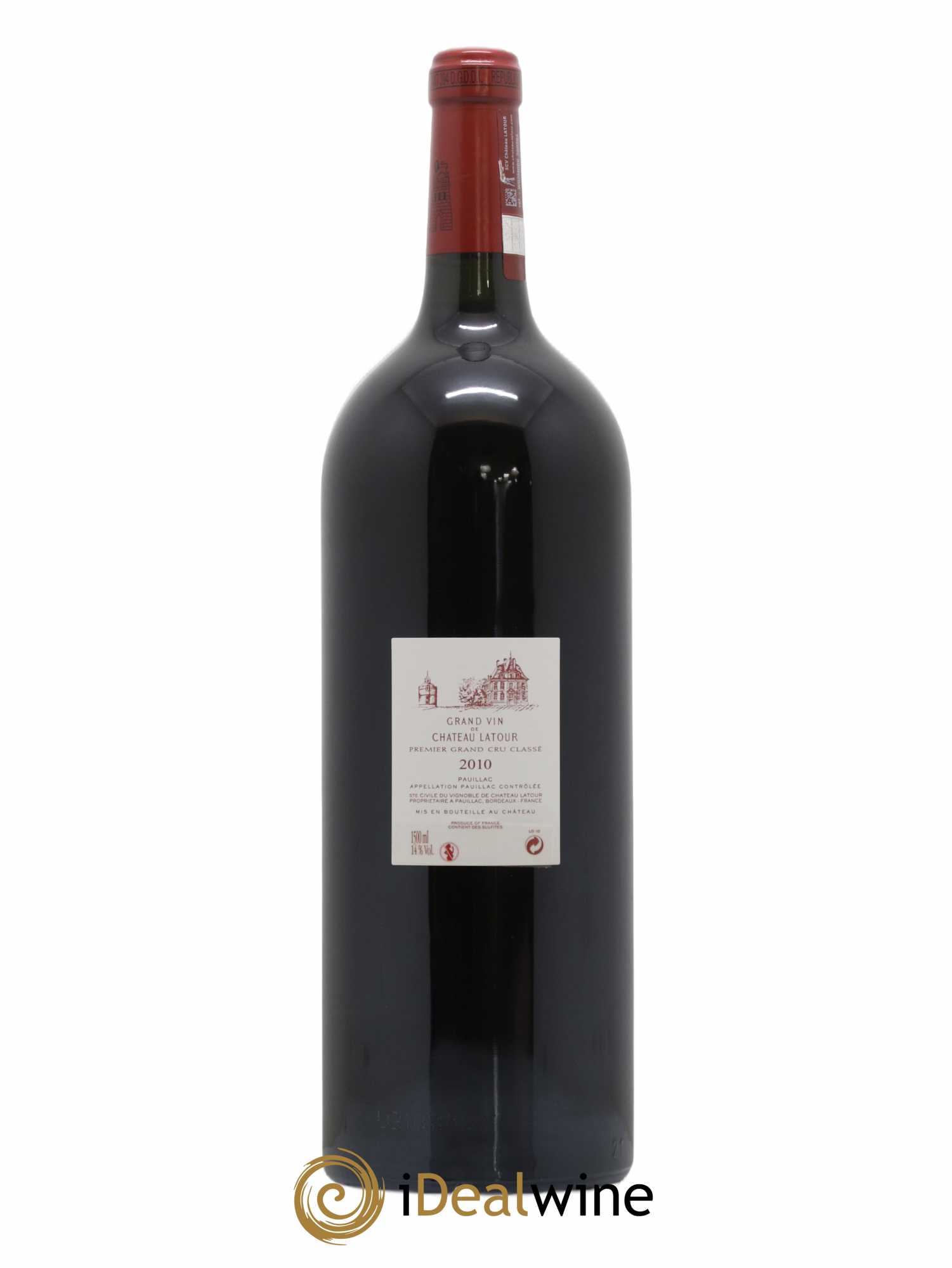Château Latour 1er Grand Cru Classé 2010 - Lot de 1 magnum - 1