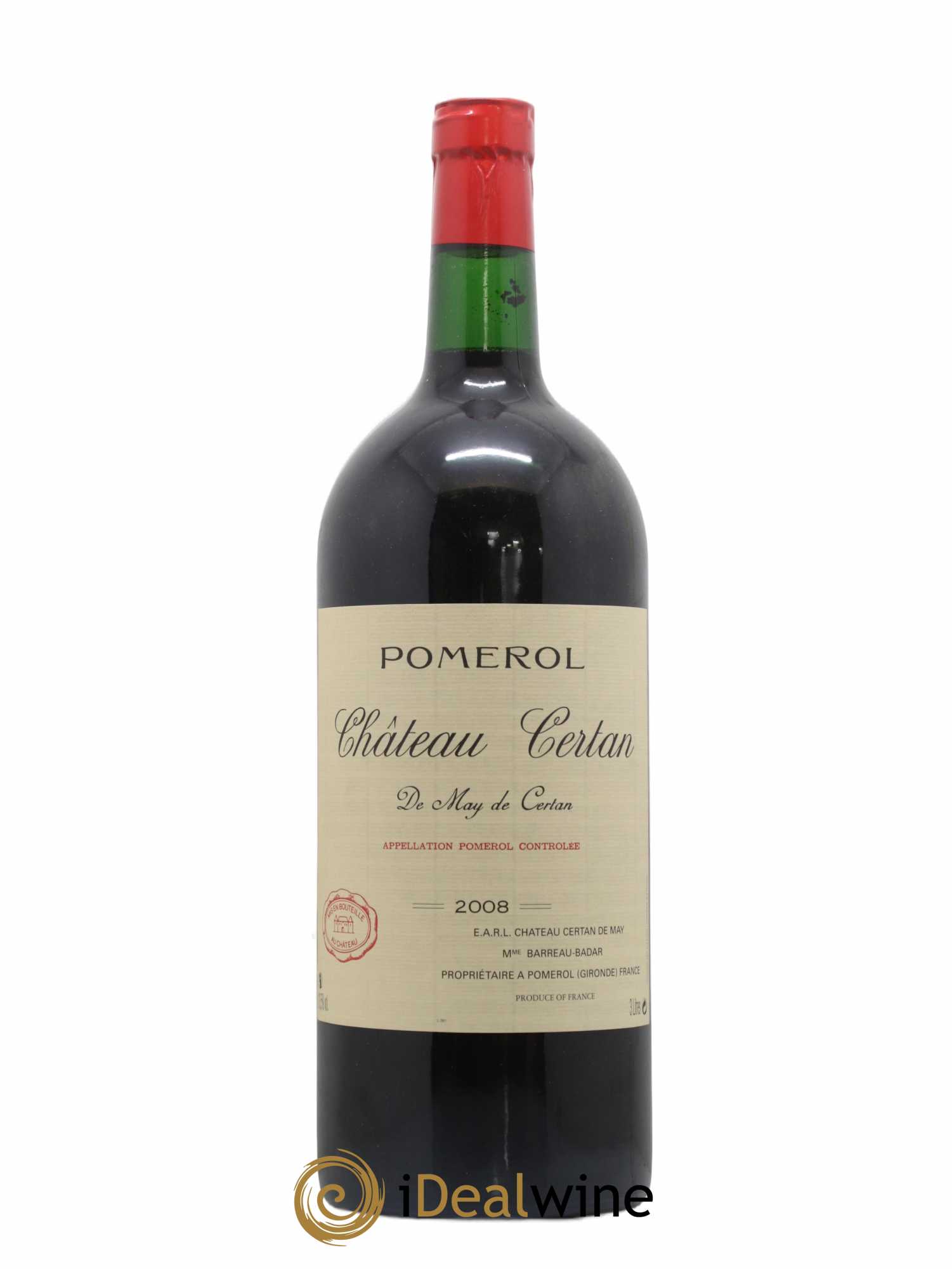 Château Certan de May 2008 - Lot de 1 double magnum - 0