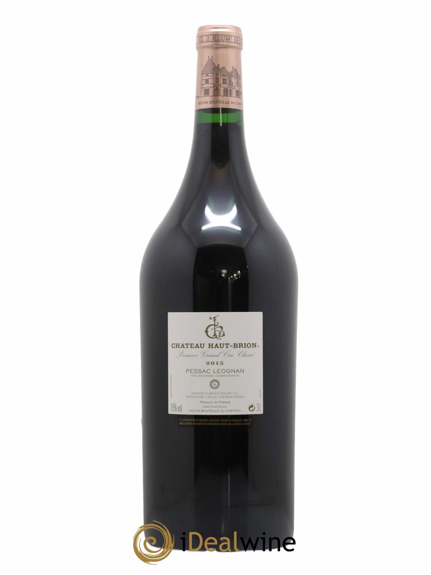 Château Haut Brion 1er Grand Cru Classé 2015 - Lot de 1 double magnum - 1