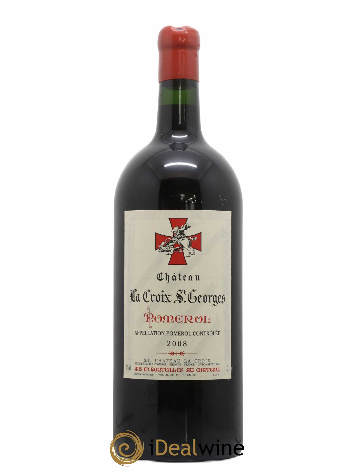 Château la Croix Saint-Georges 2008 - Lot de 1 double magnum - 0