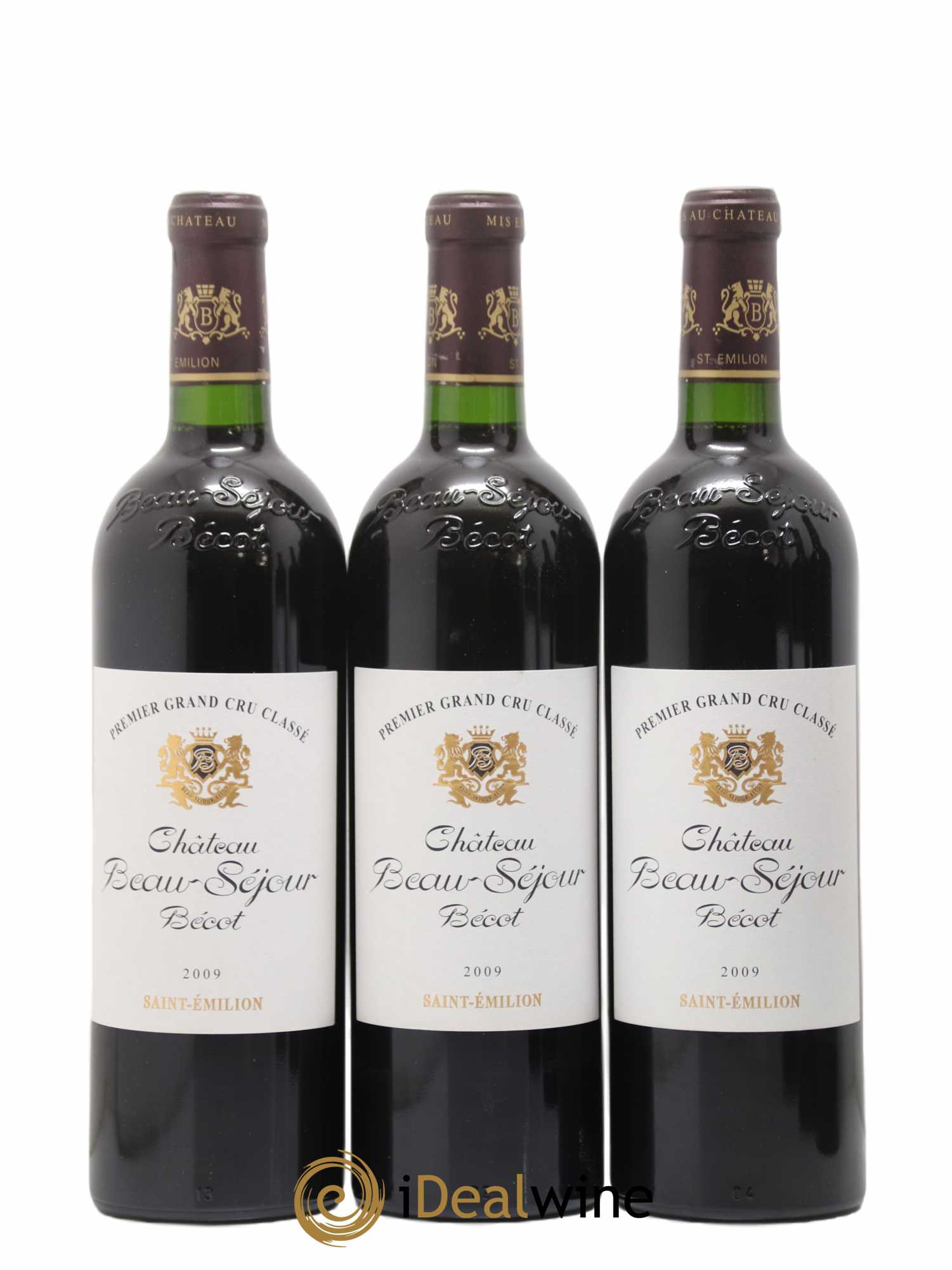 Château Beau-Séjour Bécot 1er Grand Cru Classé B 2009 - Lotto di 6 bottiglie - 1