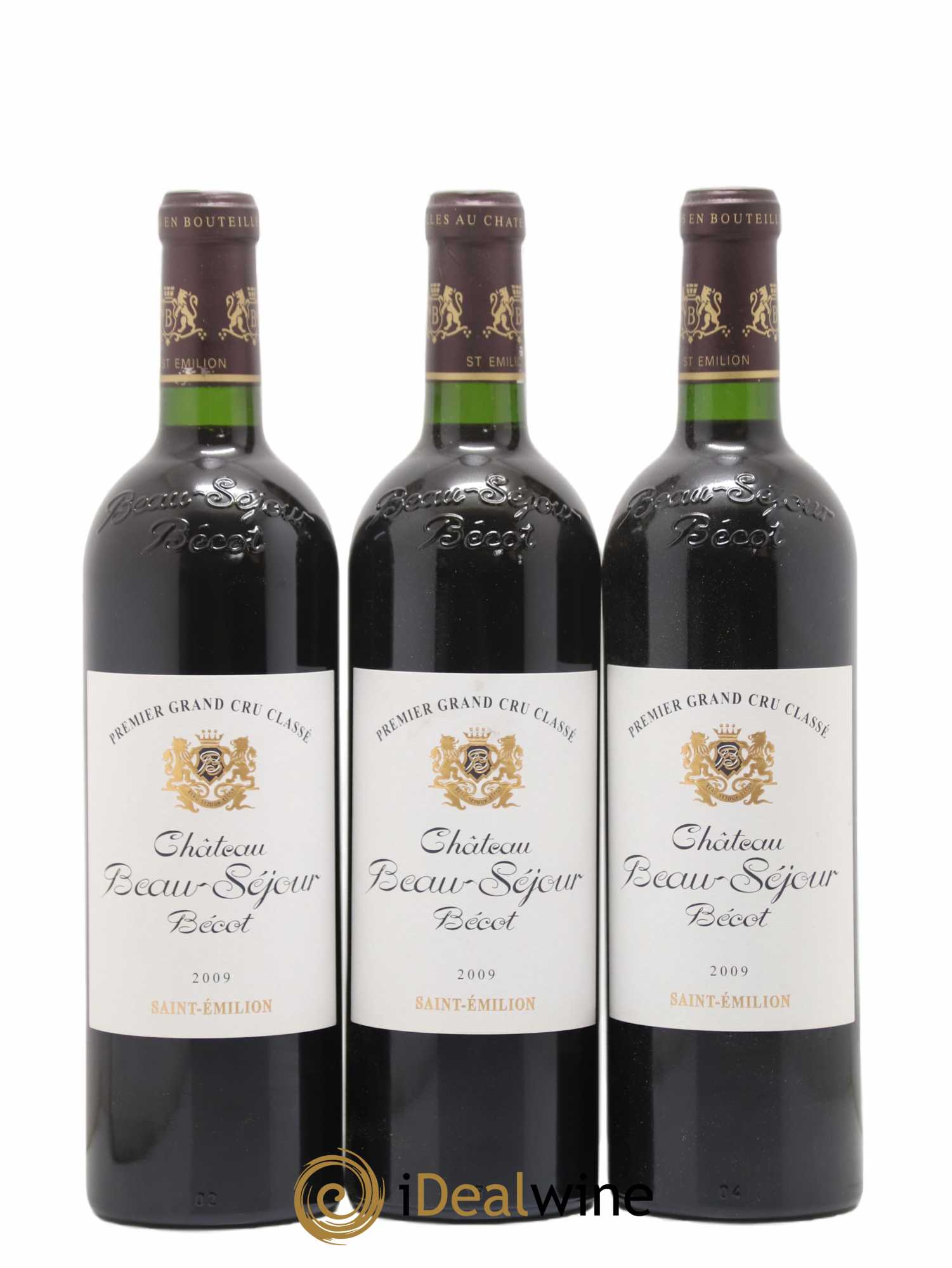 Château Beau-Séjour Bécot 1er Grand Cru Classé B 2009 - Lotto di 6 bottiglie - 2