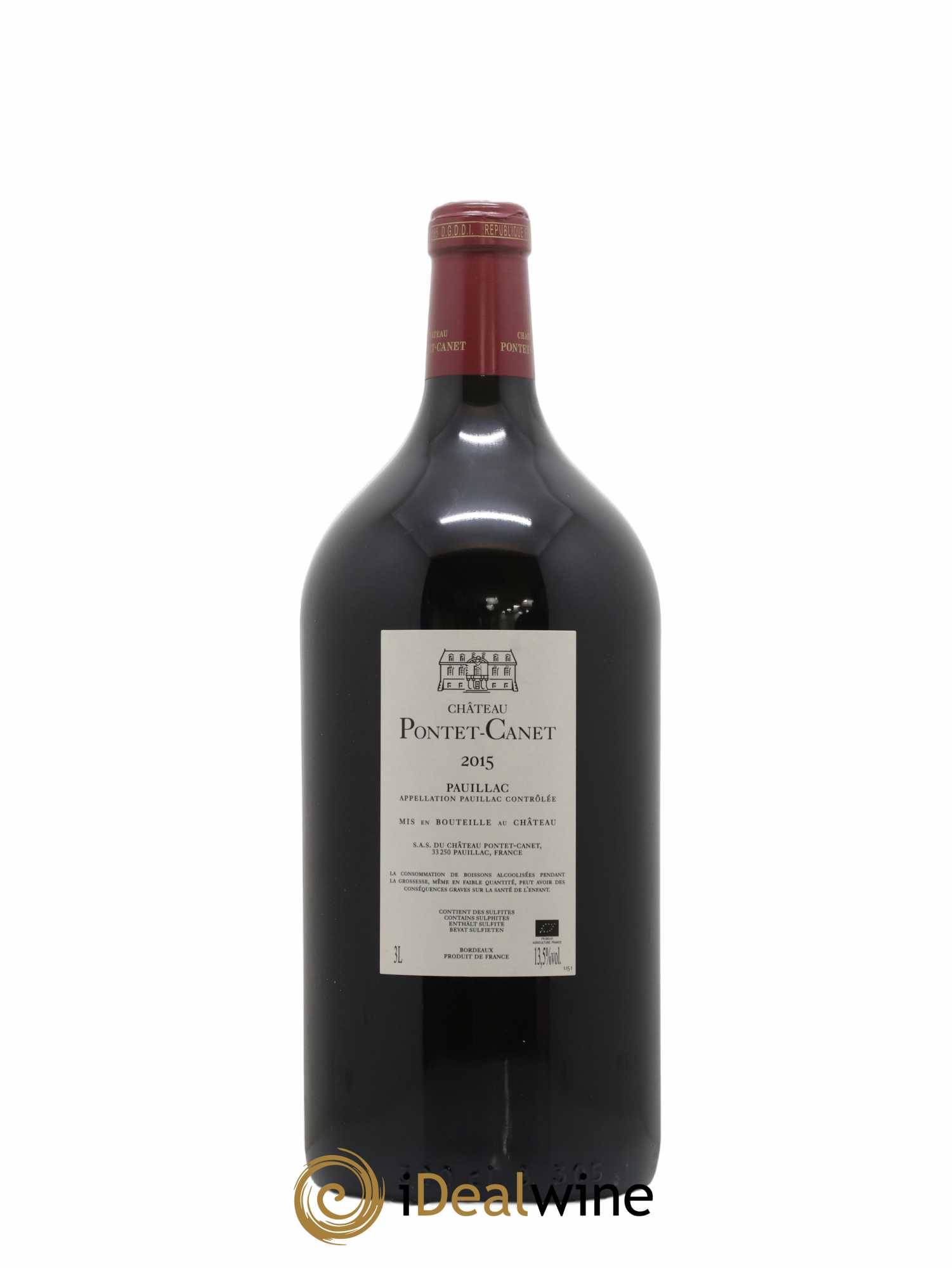 Château Pontet Canet 5ème Grand Cru Classé 2015 - Lot de 1 double magnum - 1