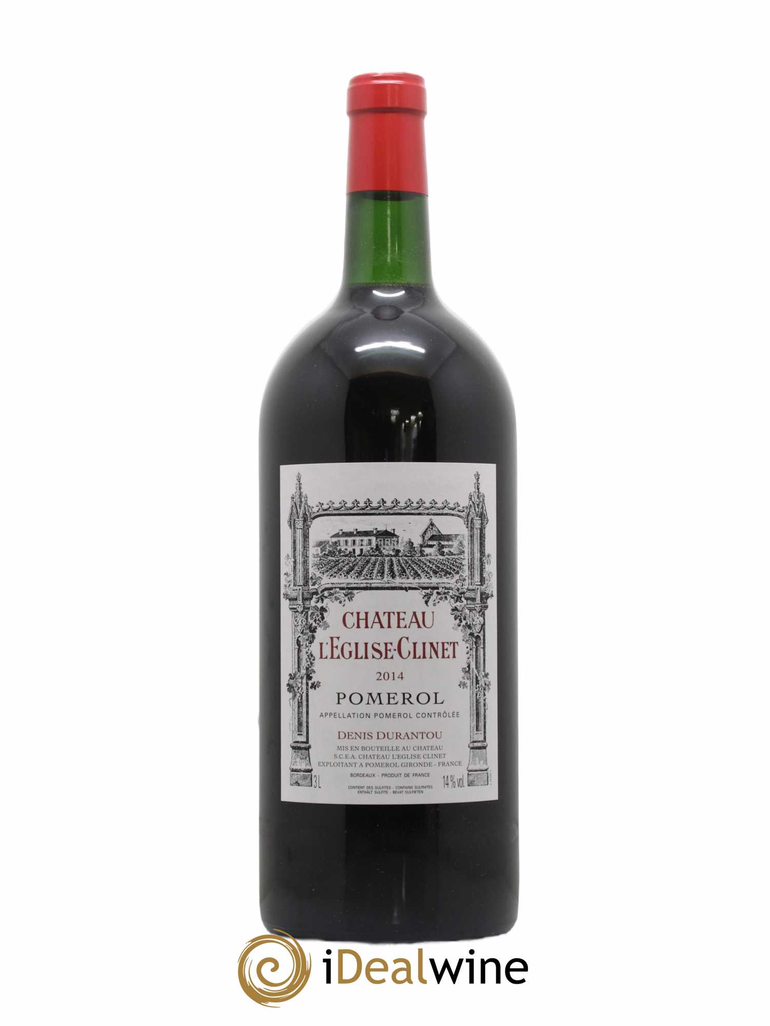 Château l' Église Clinet 2014 - Lot de 1 double magnum - 0