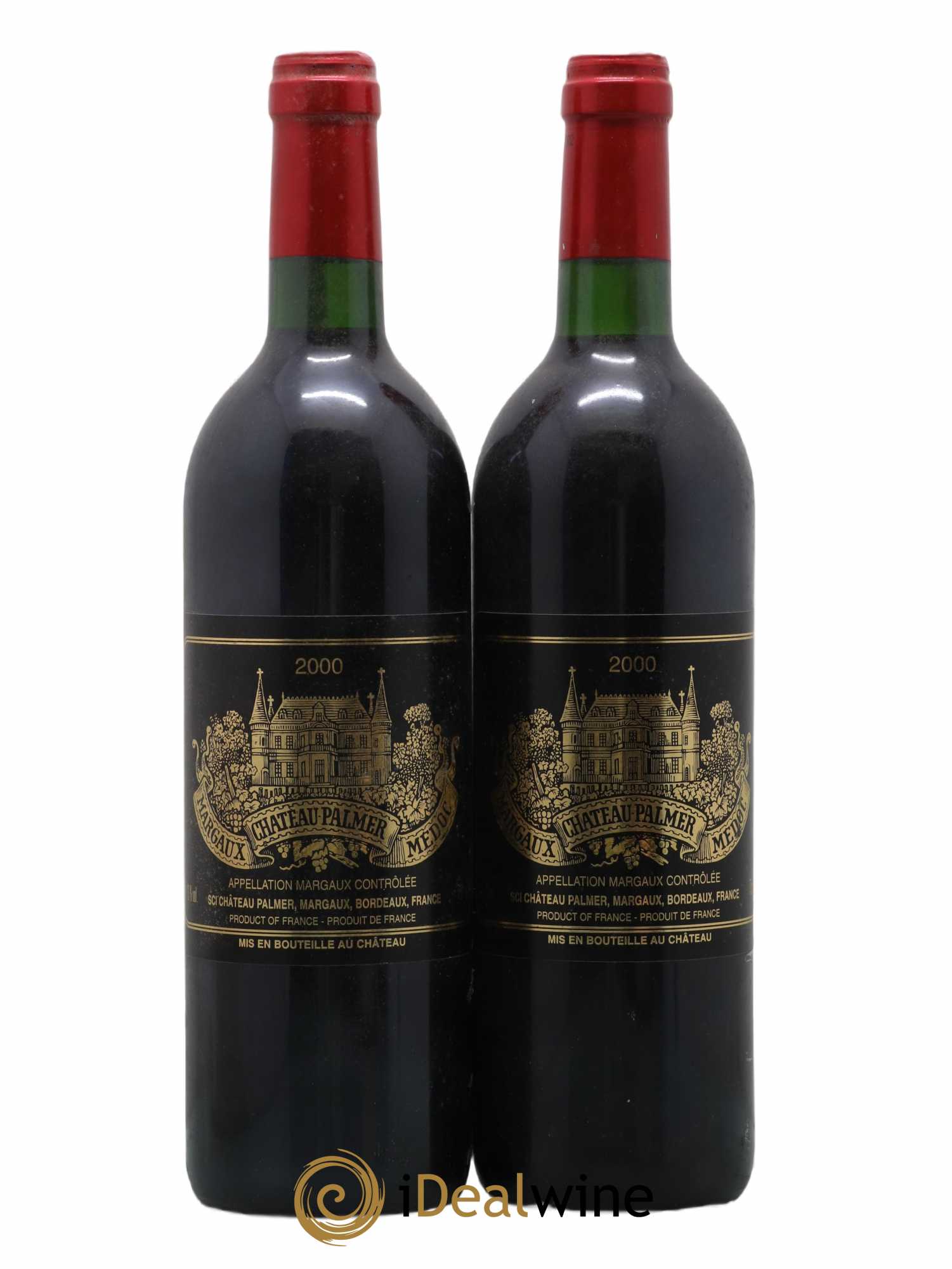 Château Palmer 3ème Grand Cru Classé 2000 - Lot de 2 bouteilles - 0