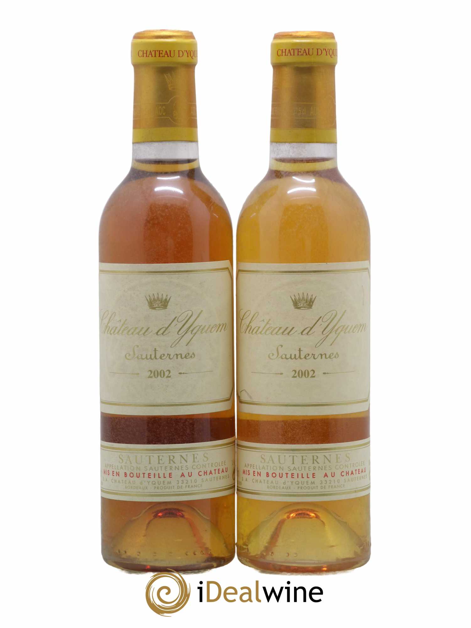 Château d' Yquem 1er Cru Classé Supérieur 2002 - Posten von 2 Demi-Flaschen - 0