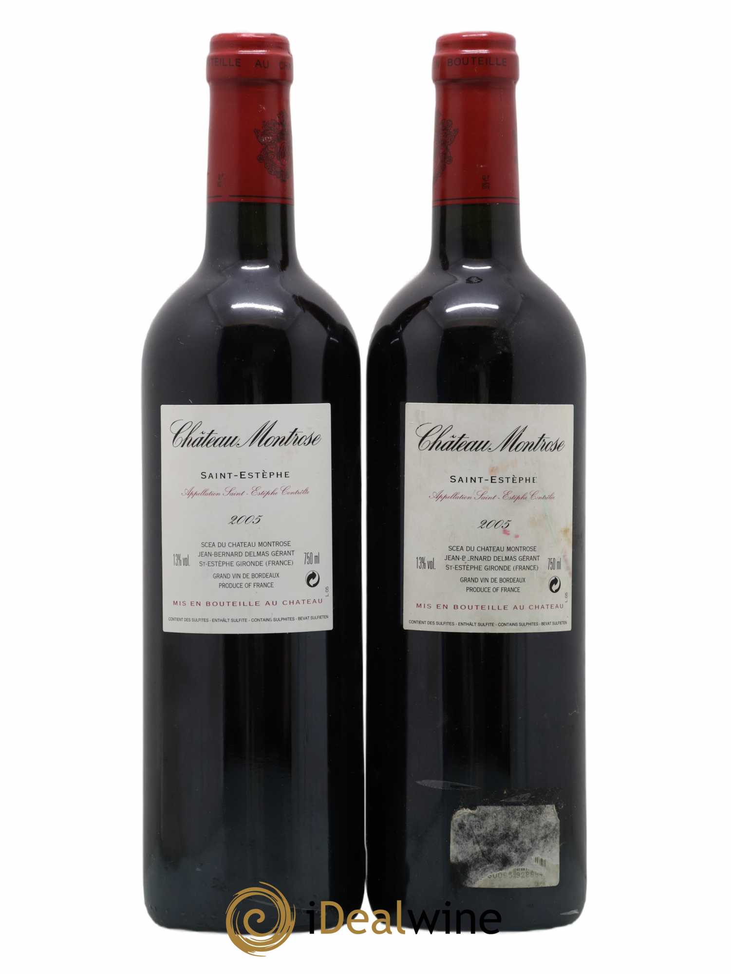 Château Montrose 2ème Grand Cru Classé 2005 - Lot de 2 bouteilles - 1