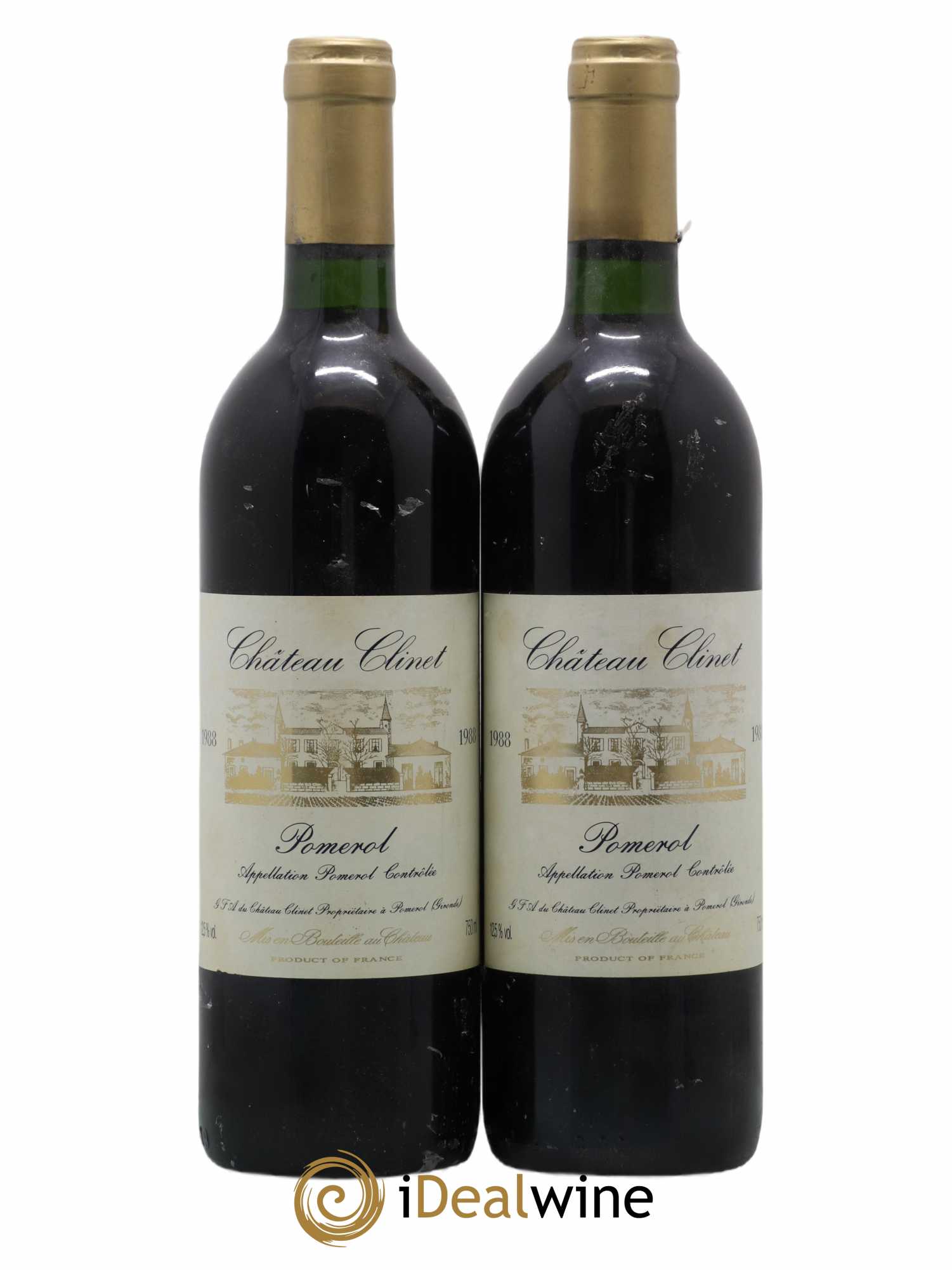 Château Clinet 1988 - Lot de 2 bouteilles - 0