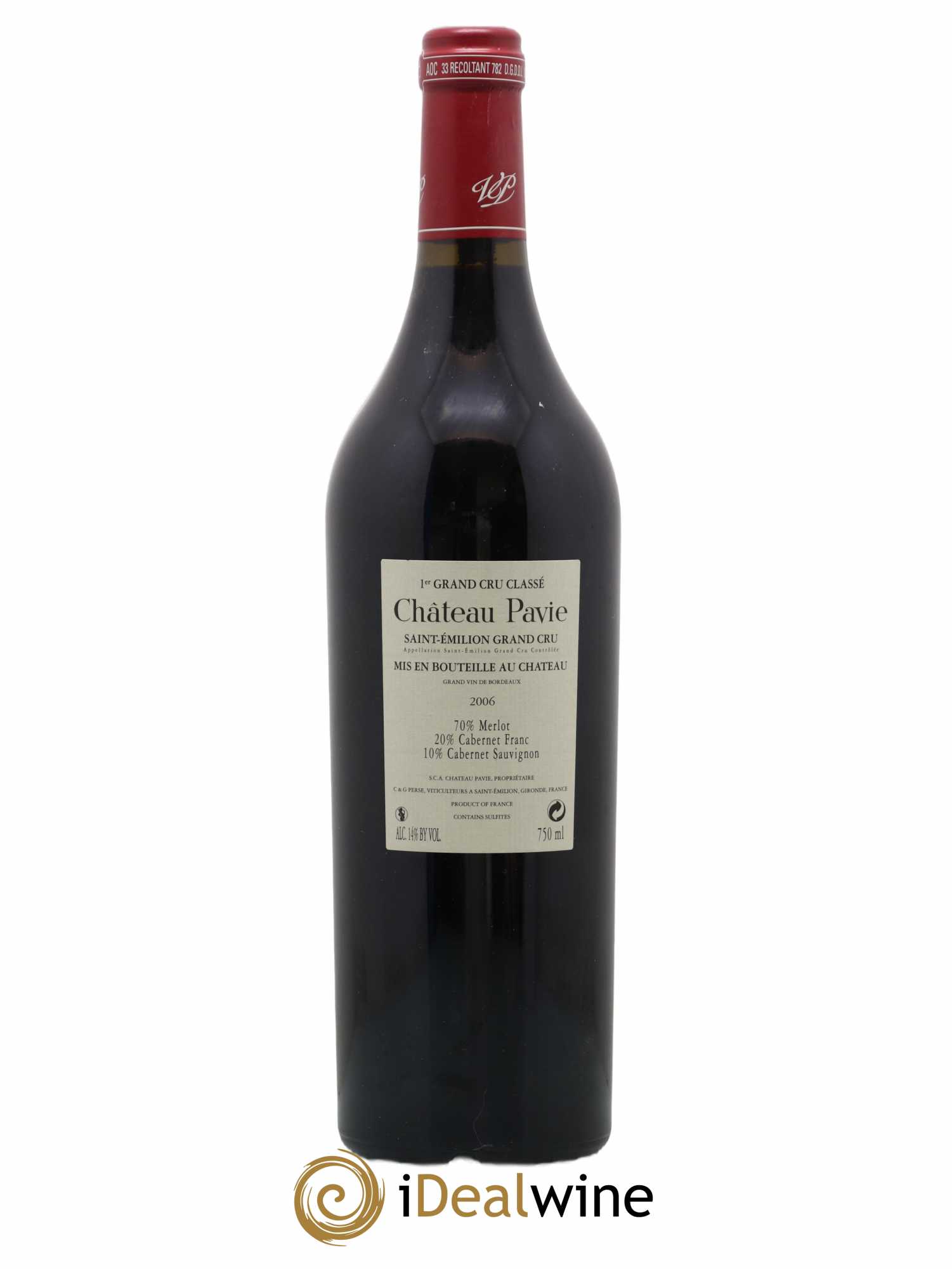 Château Pavie 1er Grand Cru Classé A 2006 - Lot de 1 bouteille - 1