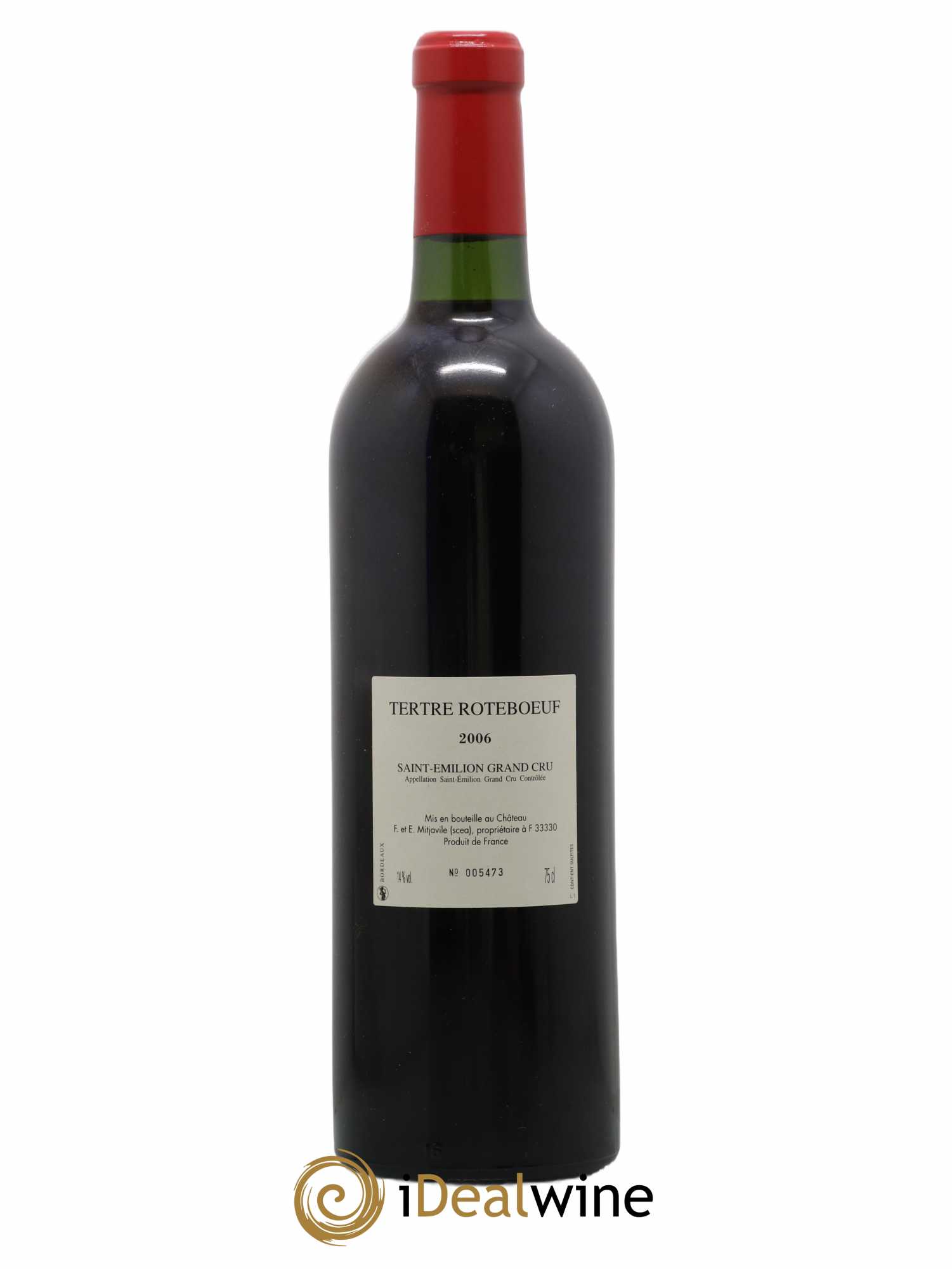 Château Tertre Roteboeuf 2006 - Lot de 1 bouteille - 1