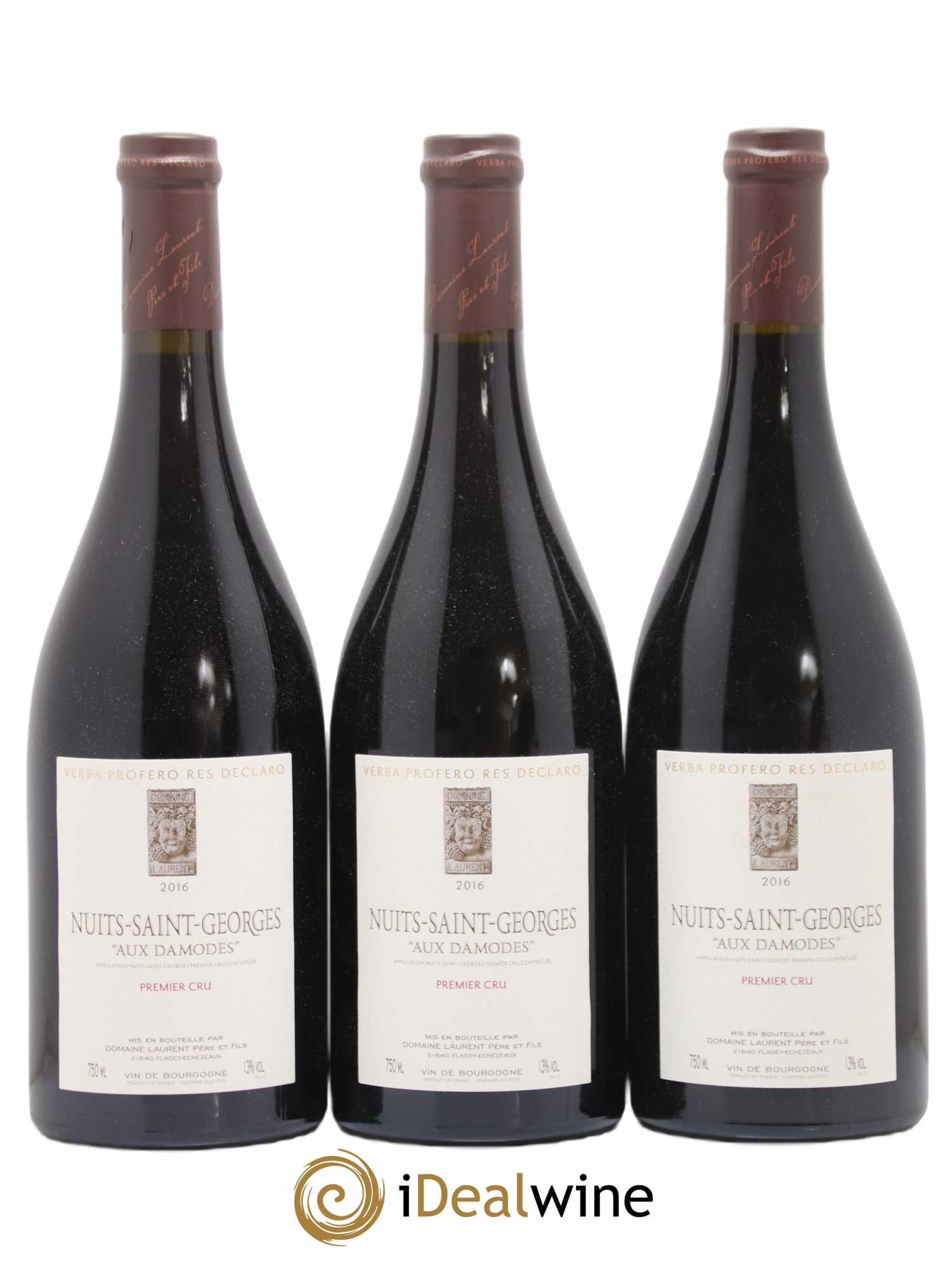 Nuits-Saint-Georges 1er Cru Les Damodes Dominique Laurent 2016 - Lot de 3 bouteilles - 0