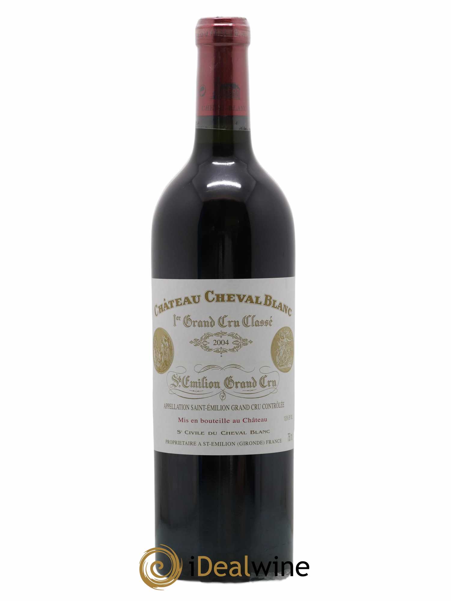 Château Cheval Blanc 1er Grand Cru Classé A 2004 - Lot de 1 bouteille - 0