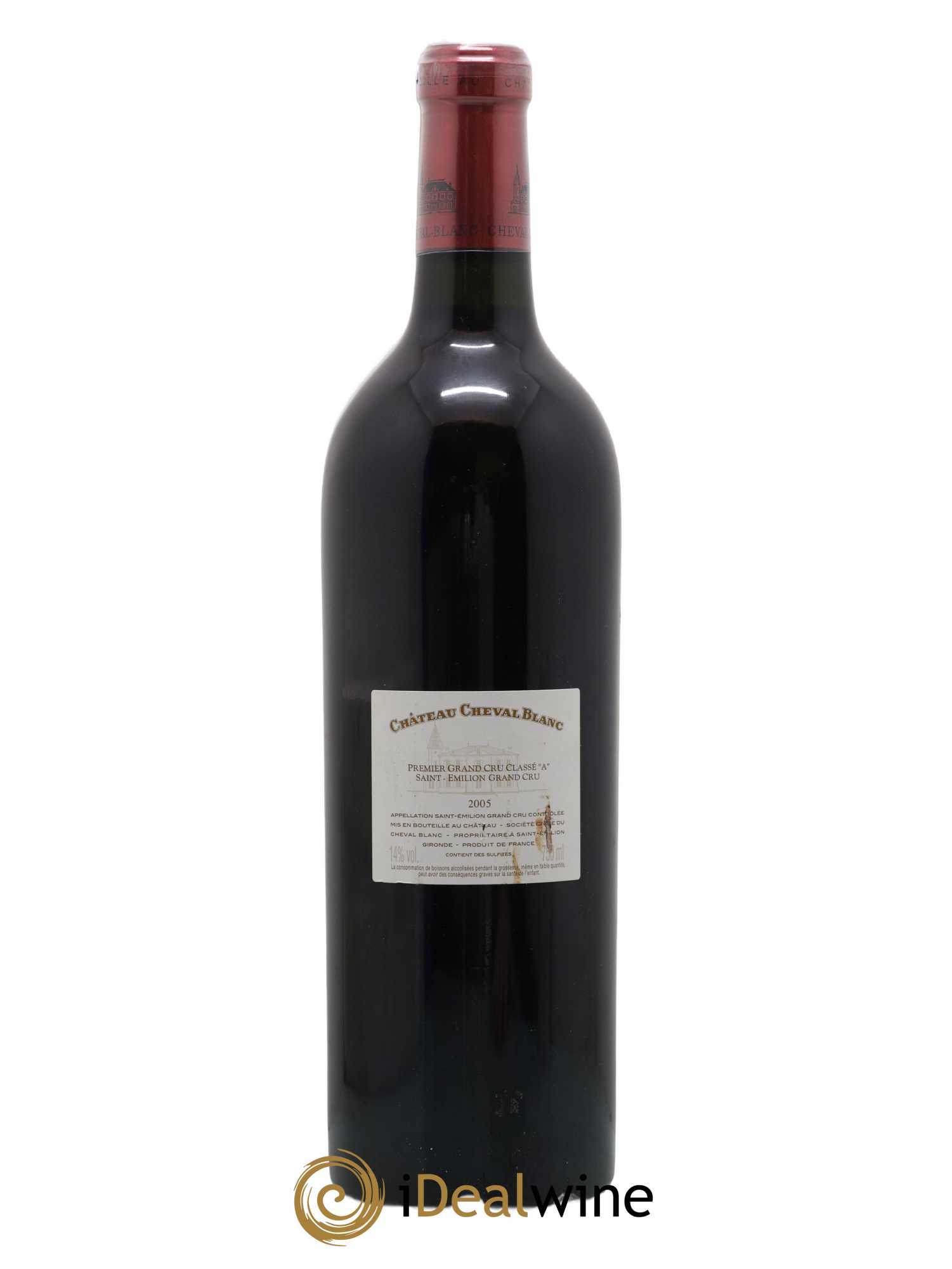 Château Cheval Blanc 1er Grand Cru Classé A 2005 - Lot de 1 bouteille - 1