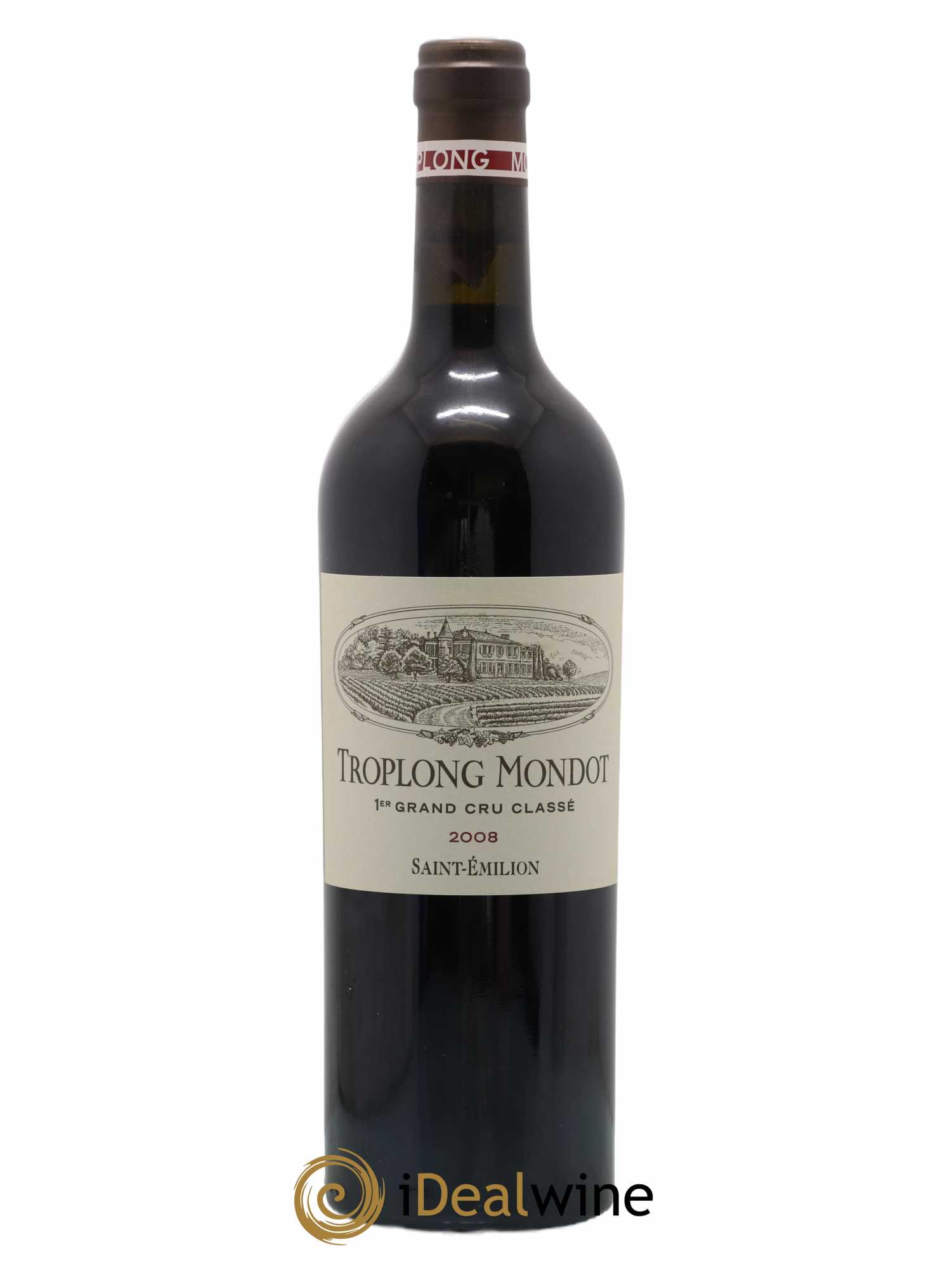 Château Troplong Mondot 1er Grand Cru Classé B 2008 - Lot de 1 bouteille - 0