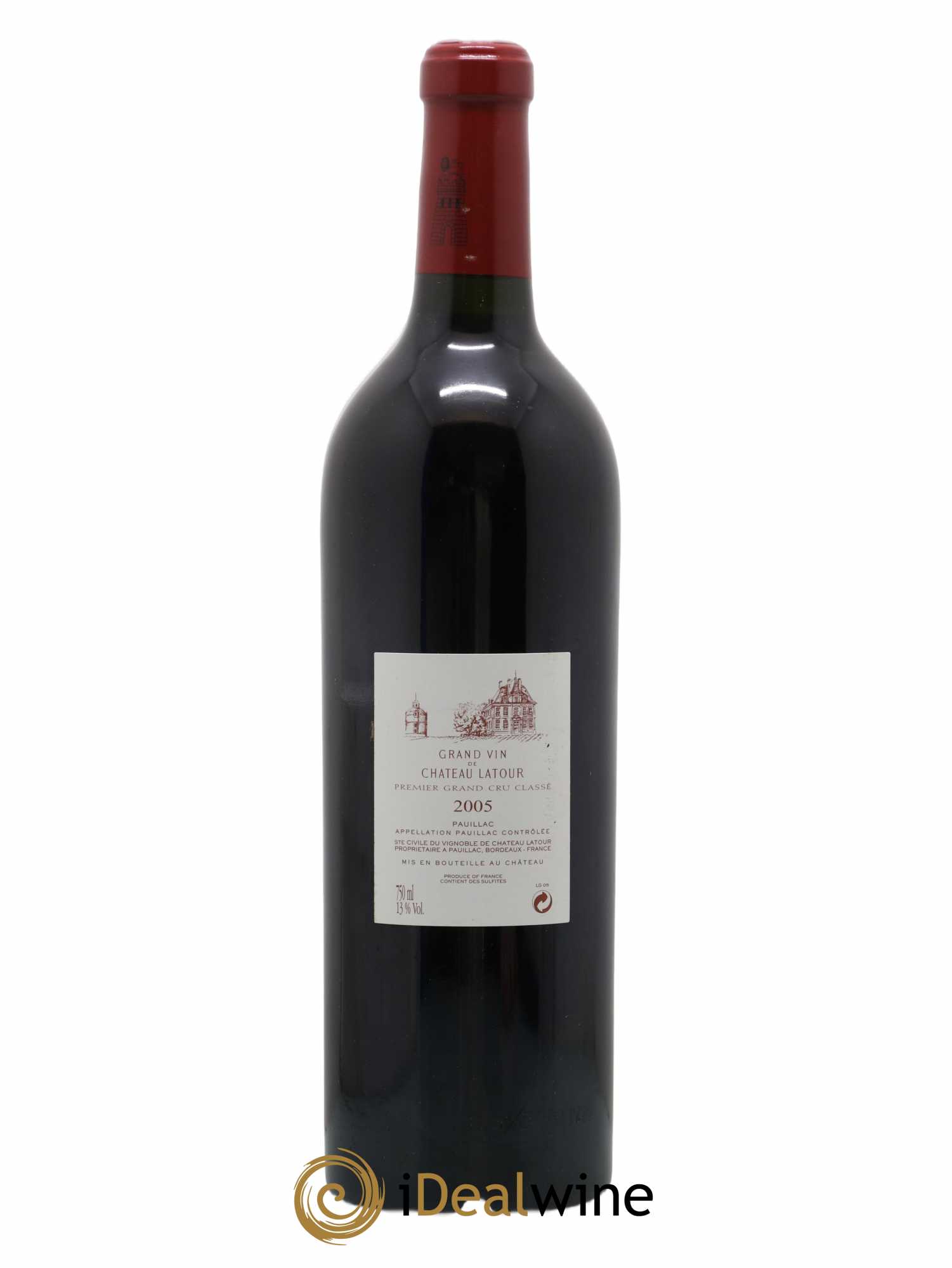 Château Latour 1er Grand Cru Classé 2005 - Lot de 1 bouteille - 1