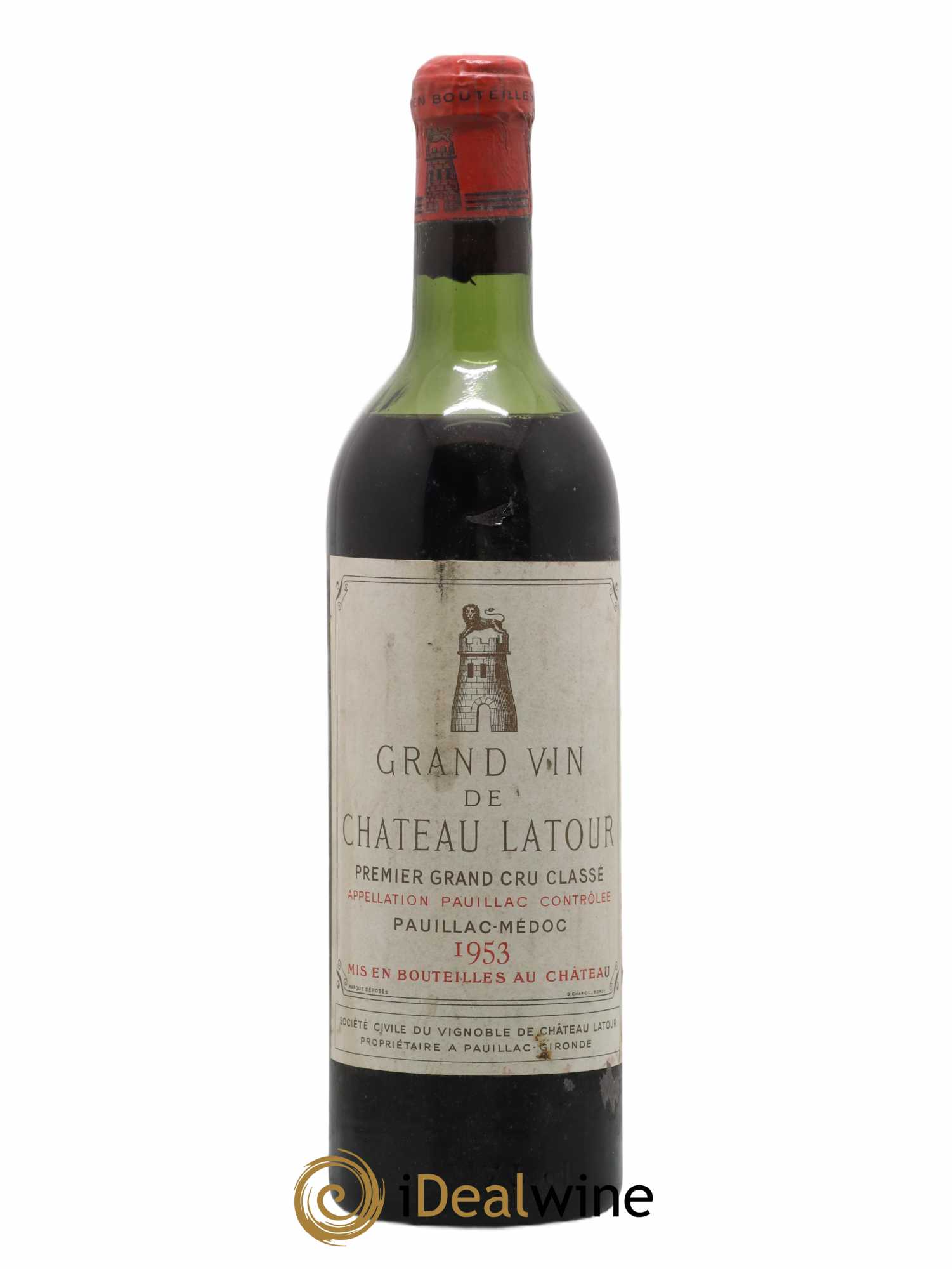 Château Latour 1er Grand Cru Classé 1953 - Lot de 1 bouteille - 0