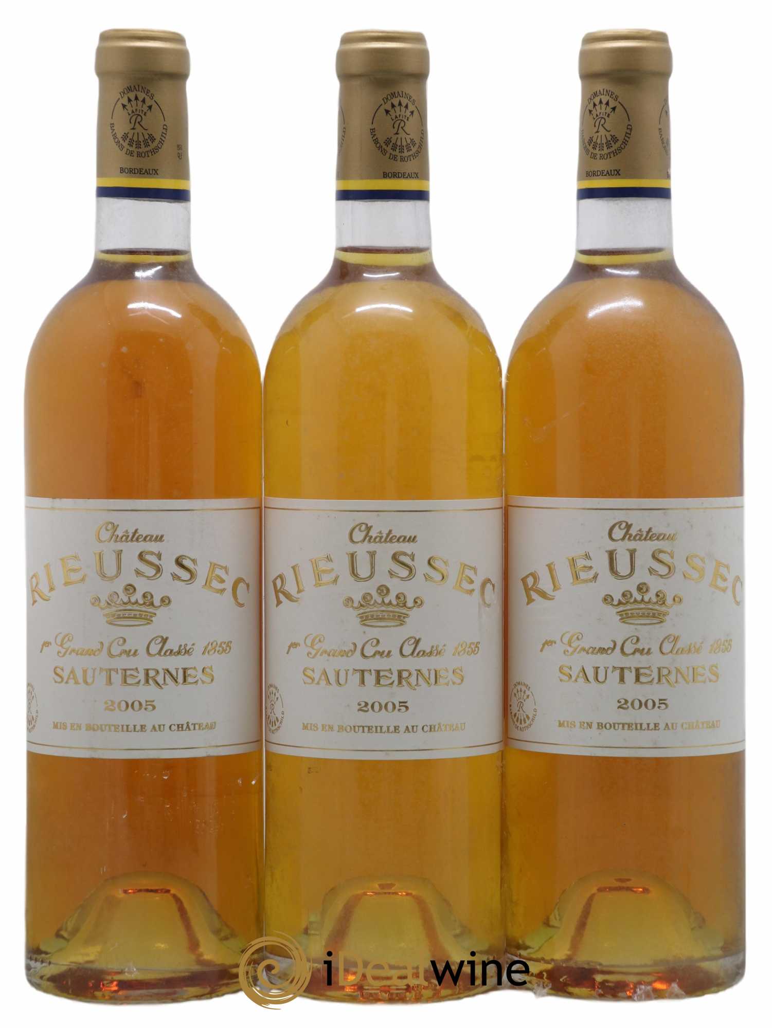 Château Rieussec 1er Grand Cru Classé 2005 - Lotto di 3 bottiglie - 0